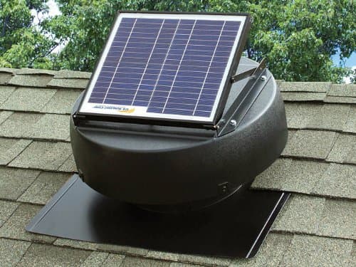 Solar Powered Attic Fan, 10w