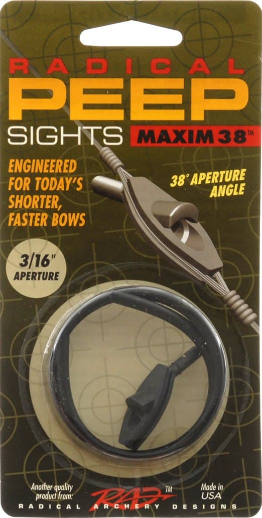 RAD Maxim 38 Self Align Peep 3/16
