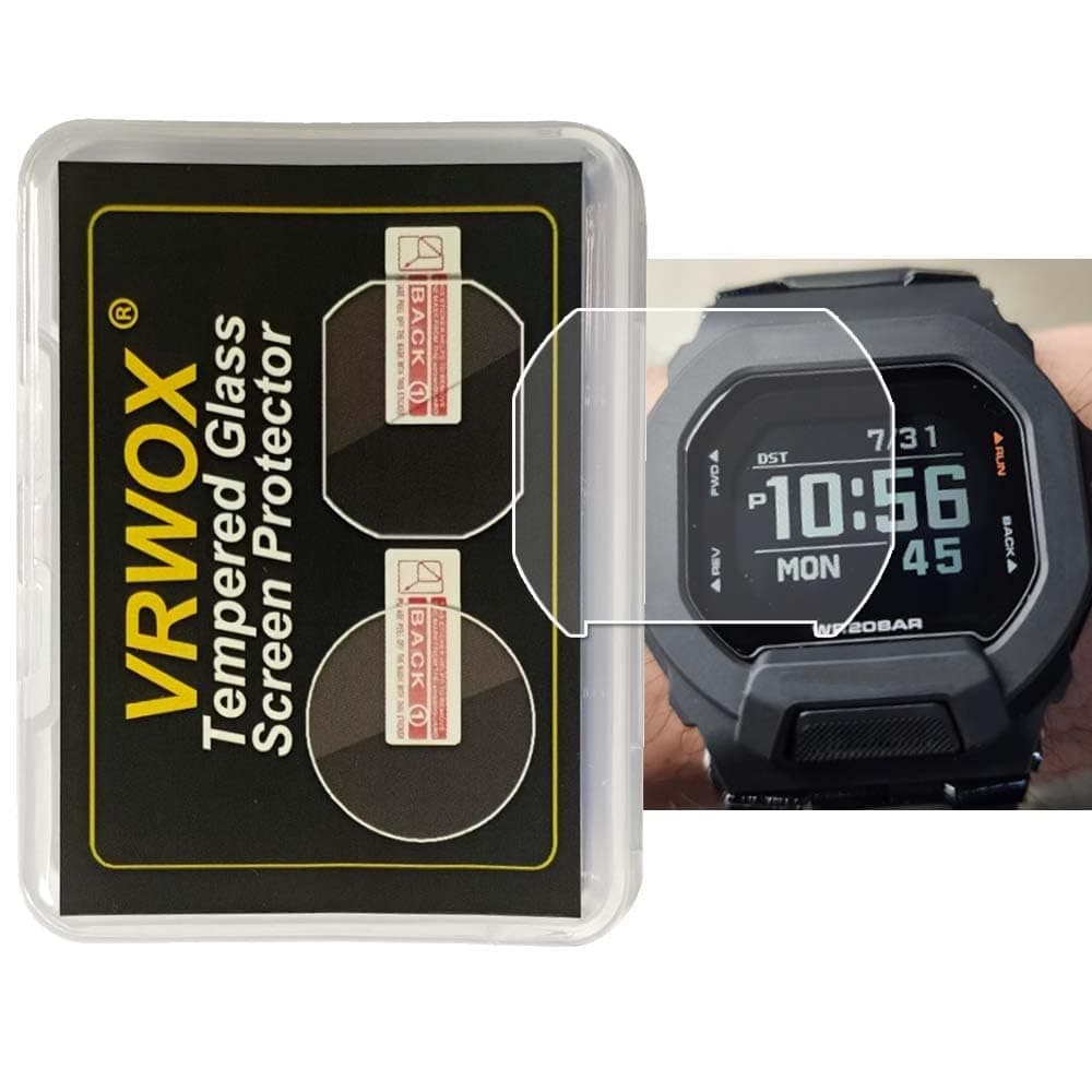 [2-Pcs] Tempered Glass Screen Protector For GBD-200-2JF GBD-200 Watch Screen Protector,2.5D Rounded Edges 9H Premium Real Anti Scratch,Anti-fingerprint Bubble-free For 【GBD-200】