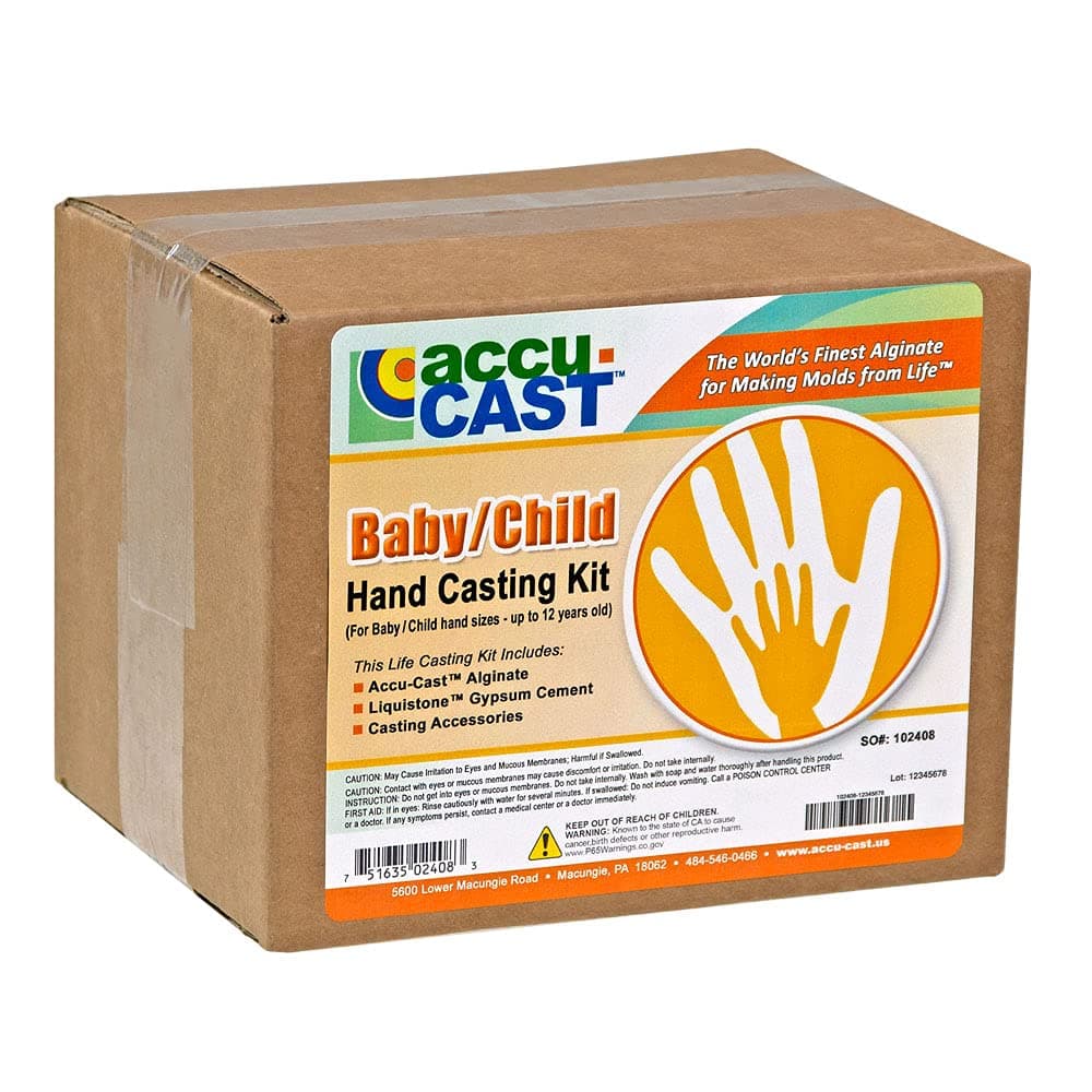 Baby Or Child Hand Casting Kit, Hand Casting Kit - DIY Plaster Statue Molding Kit