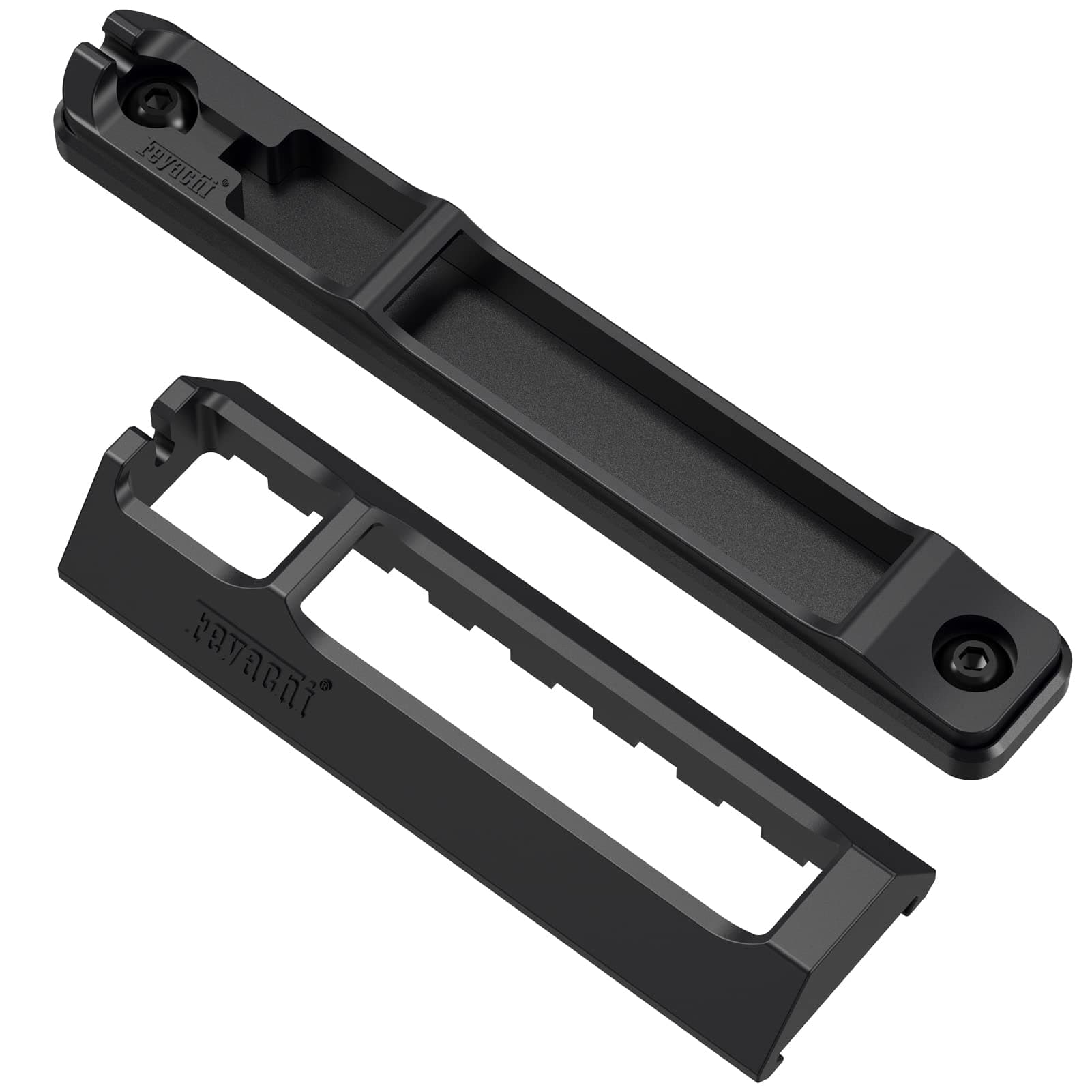 Feyachi Tape Pressure Switch Mount Plate for FL11 FL14 FL17 FL22 FL31 FL34 FL37 WL18 Tactical Flashlight and GL6 Green Laser Sight(MP22 for M Lock Systems, MP23 for Picatinny Rail)