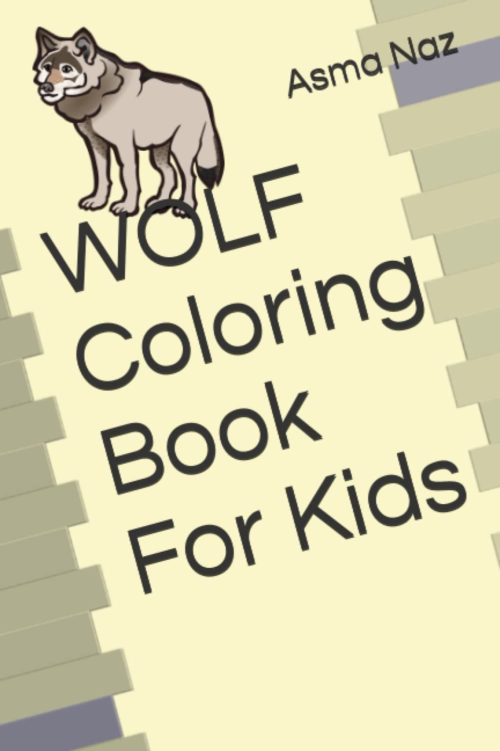 WOLF Coloring Book For Kids