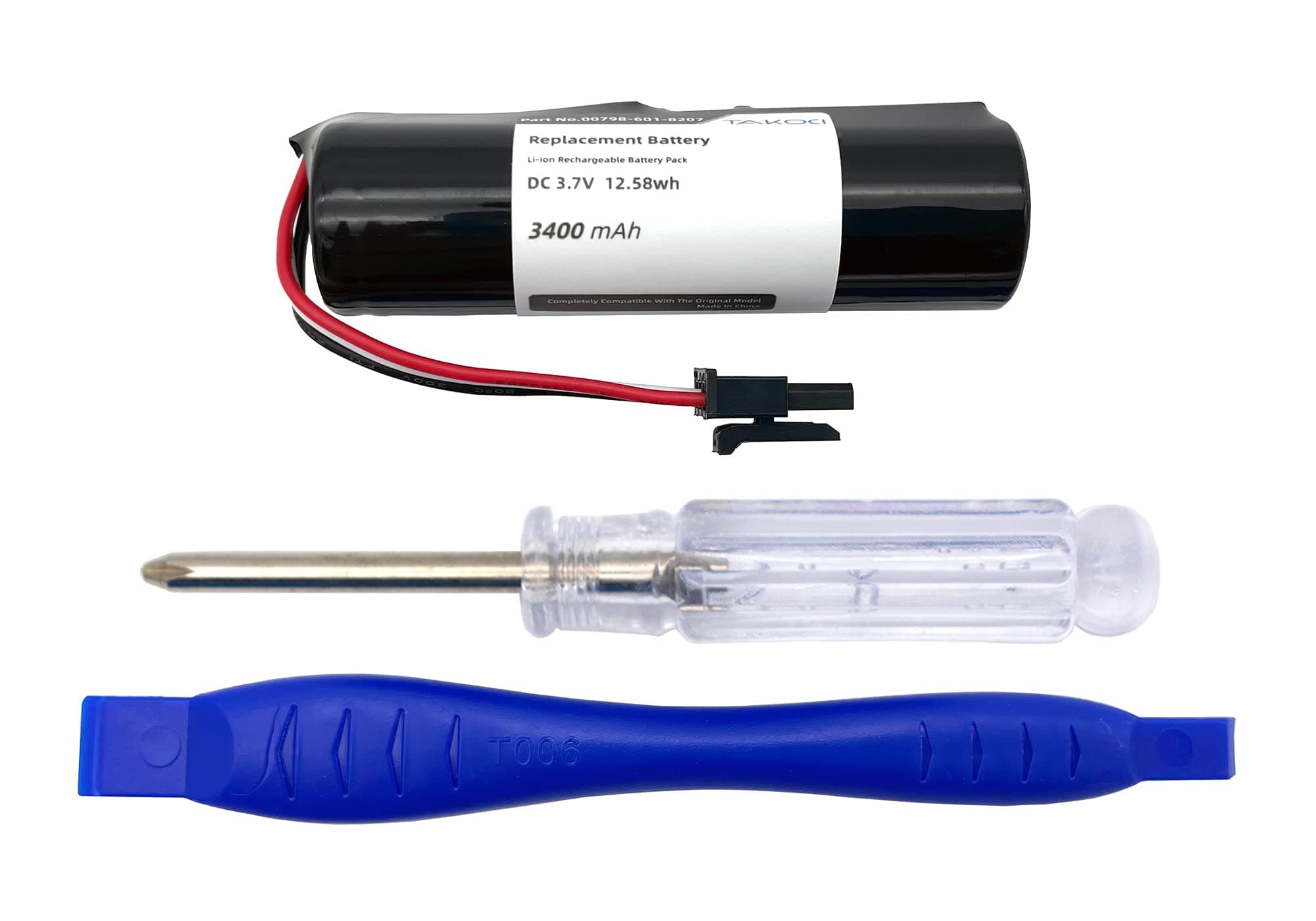 Replacement Battery for Logitech UE Boom/UE Boom2/UE Blast/UE Boom 3 Wireless Bluetooth Speaker fits Part No Logitech S-00151/S-00122/S-00170/S-00166 3400mAh/3.7V