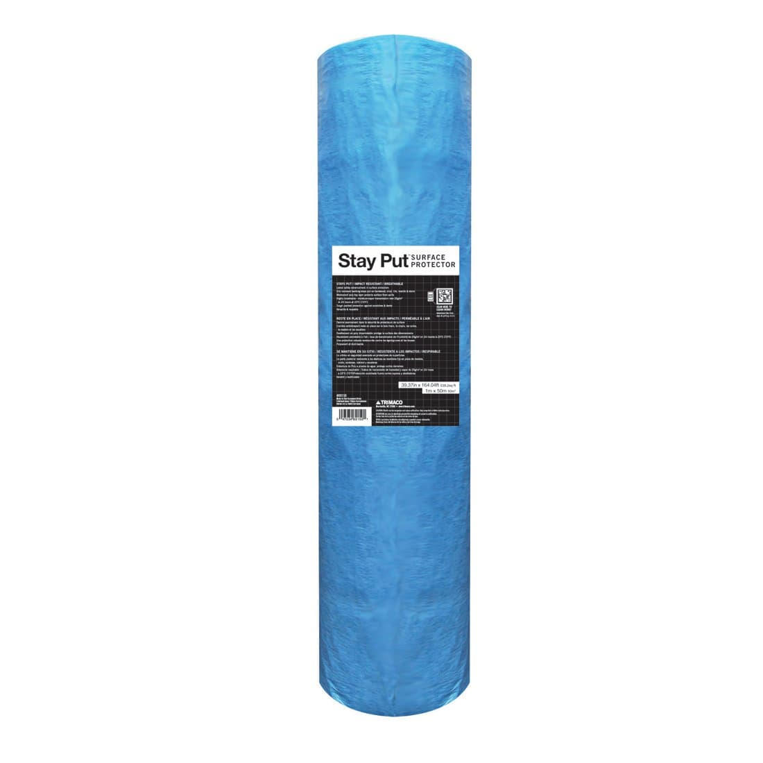 - Trimaco Stay Put Surface Protector, Blues, 39.37-inch x 164.04-feet
