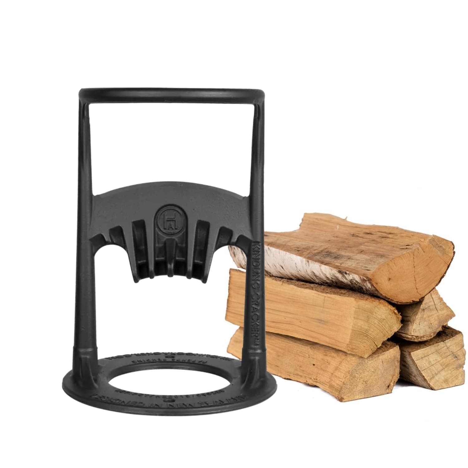 Original Log Splitter. Sturdy Manual Log Splitter. Made From Recycled Cast Iron. Compact Design. Wood Chopper For Kindling Wood. Log Splitters For Firewood Fireplace Accessories