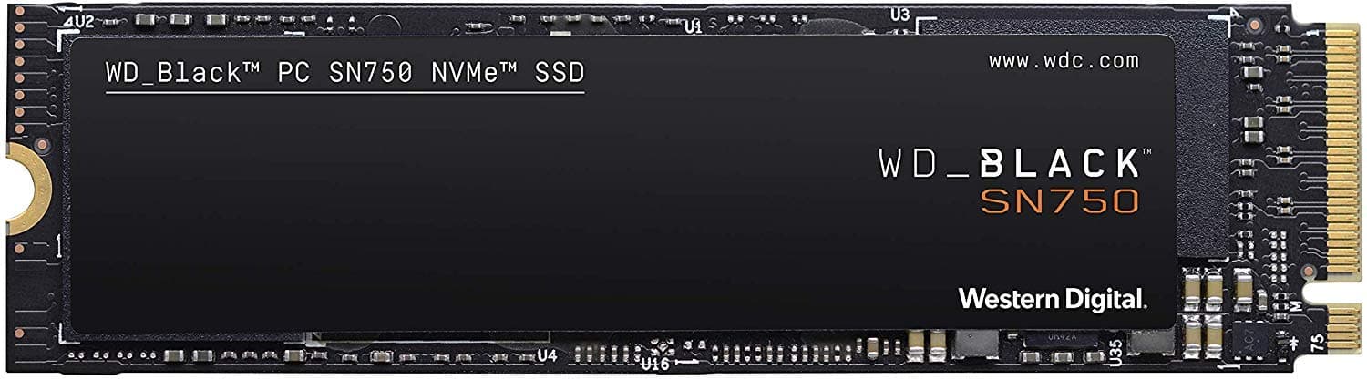 1TB SN750 NVMe Internal Gaming SSD Solid State Drive - Gen3 PCIe, M.2 2280, 3D NAND, Up to 3,470 MB/s - WDS100T3X0C