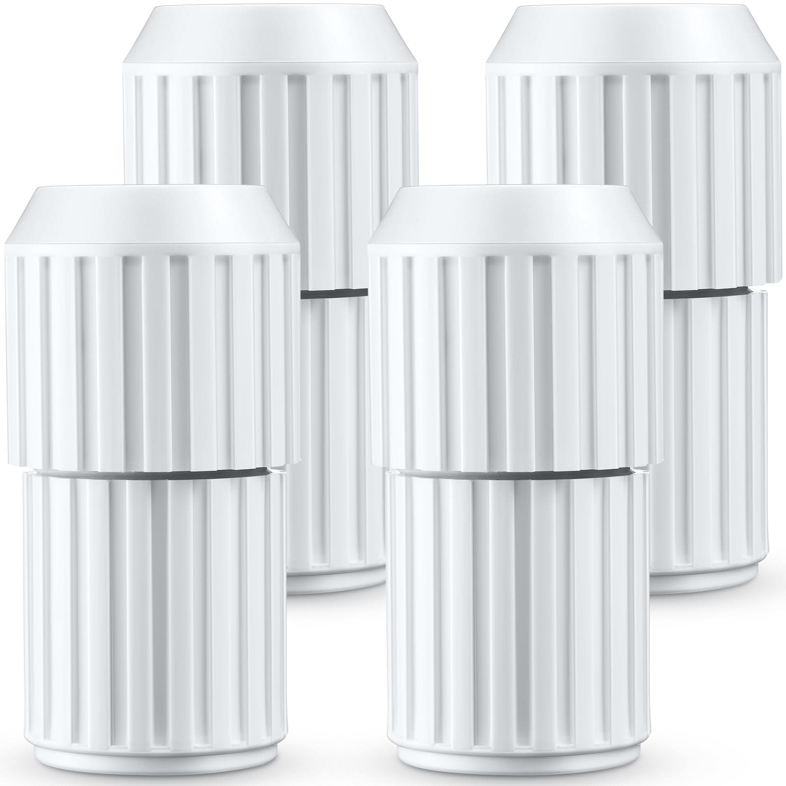 RattanView4 Pcs Pool Telescopic Pole White External Cam Pool Pole Parts Telescopic Extension Pole Cam Lock Replacement Swimming Pool Pole Telescopic Cam Set Universal Fit for Pool Pole