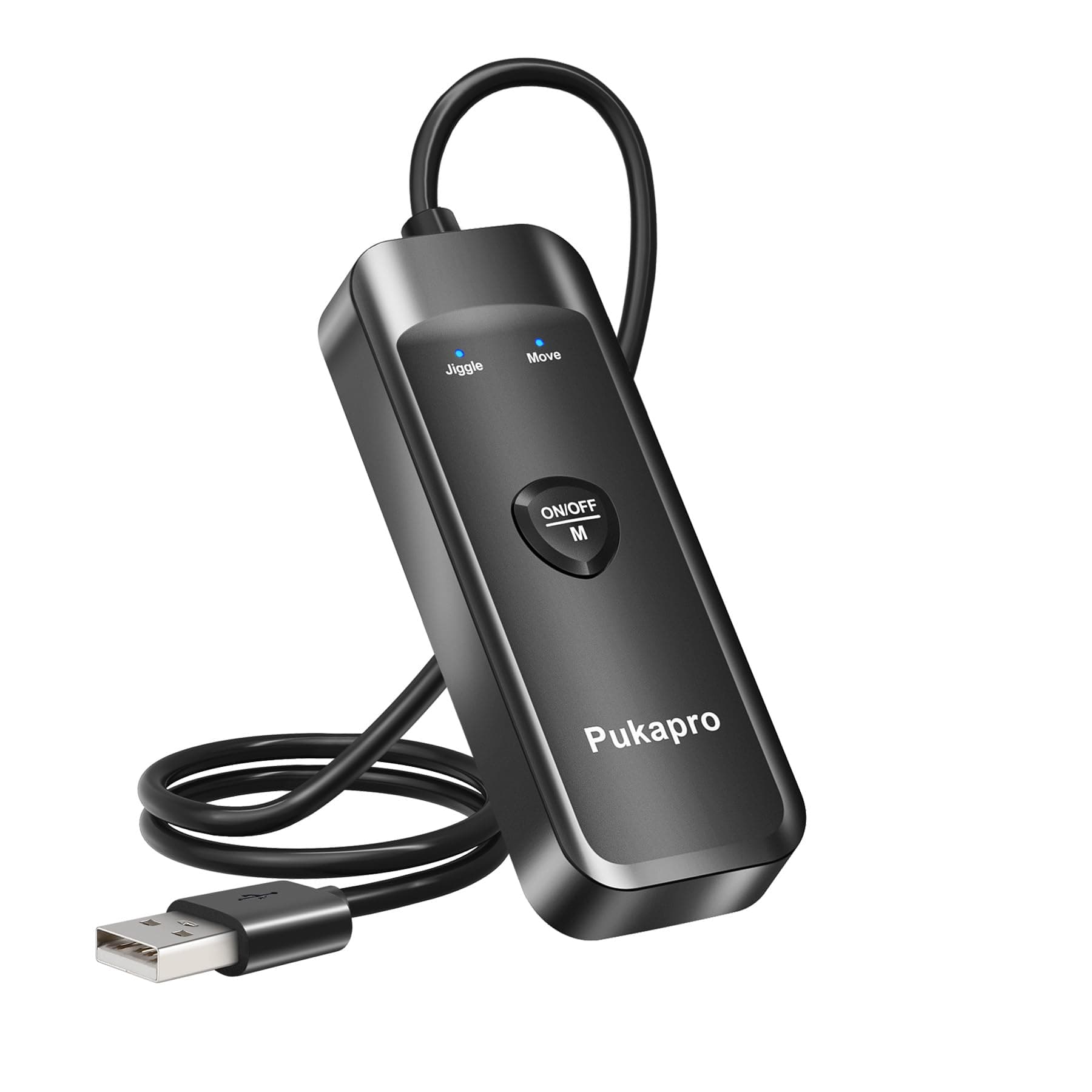 Mouse Jiggler Undetectable Mouse Mover Wiggler Driver-Free Automatic Mouse Shaker, Undetectable USB Mouse Jiggler with ON/Off Switch, Plug & Play- Black