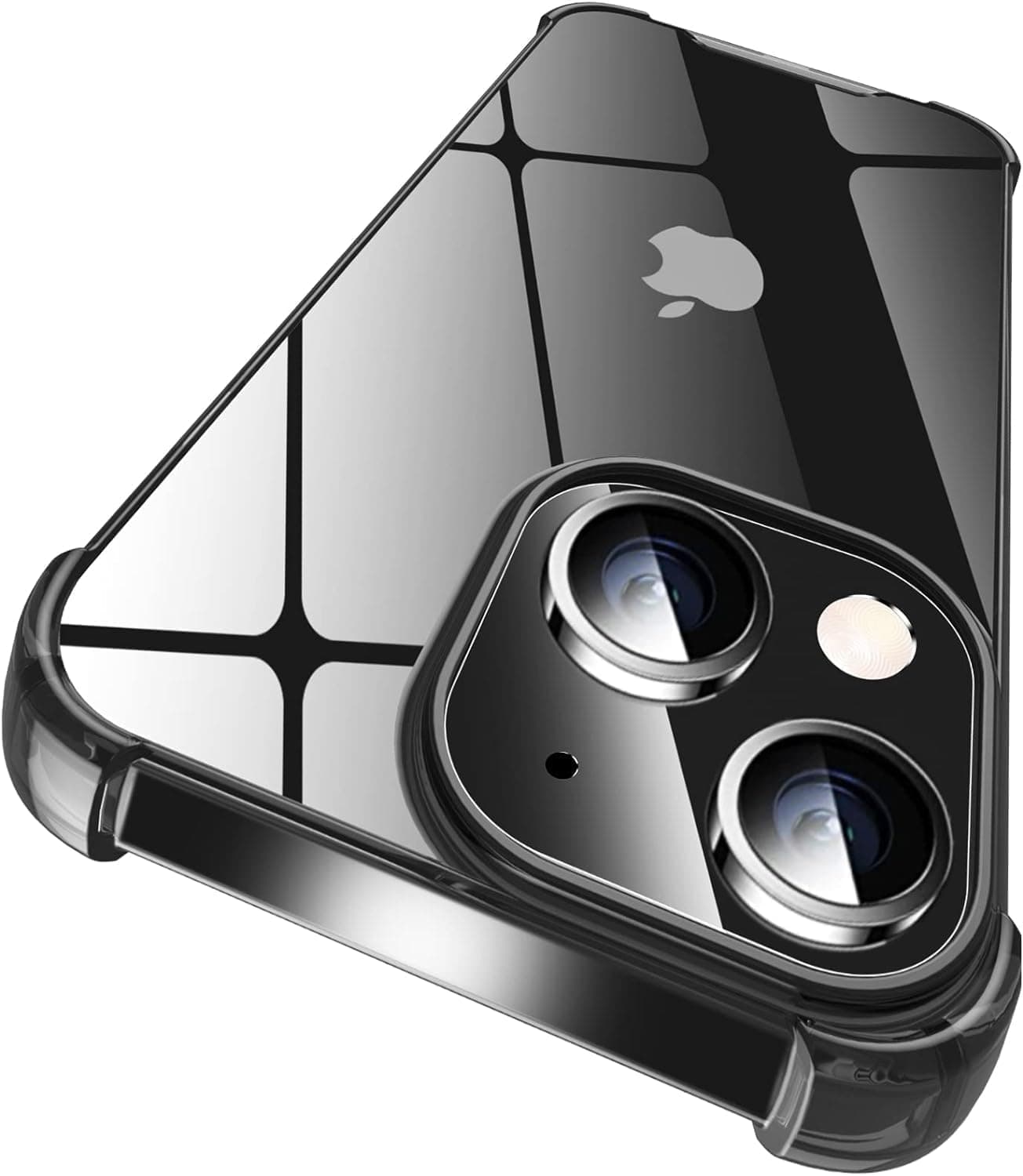 ORIbox for iPhone 15 Case Black, with 4 Corners Shockproof Protection,iPhone 15 Black Case for Women Men Girls Boys Kids, Case for iPhone 15 Phone Black