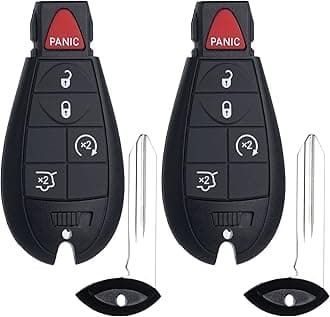 Remote Key Fob FOBIK Replacement Fits for Jeep Grand Cherokee 2008 2009 2010 ...