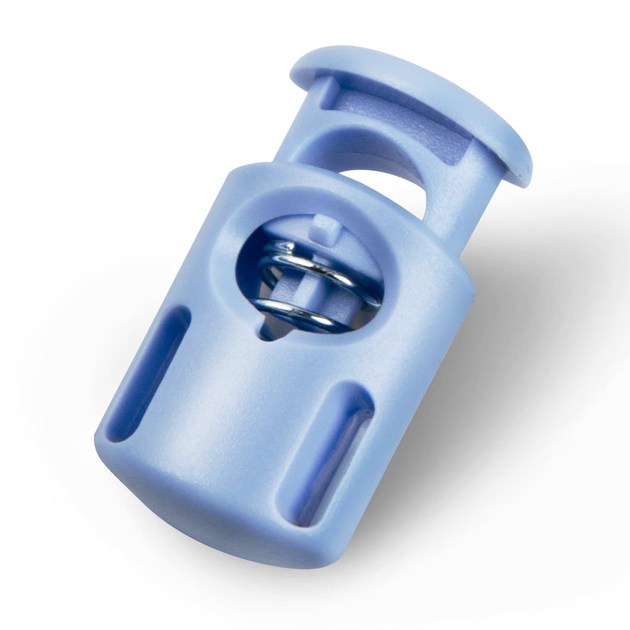 DYZD Plastic Cord Locks End Spring Stop Toggle Stoppers Multi-Colour (10PCS, PowderBlue)