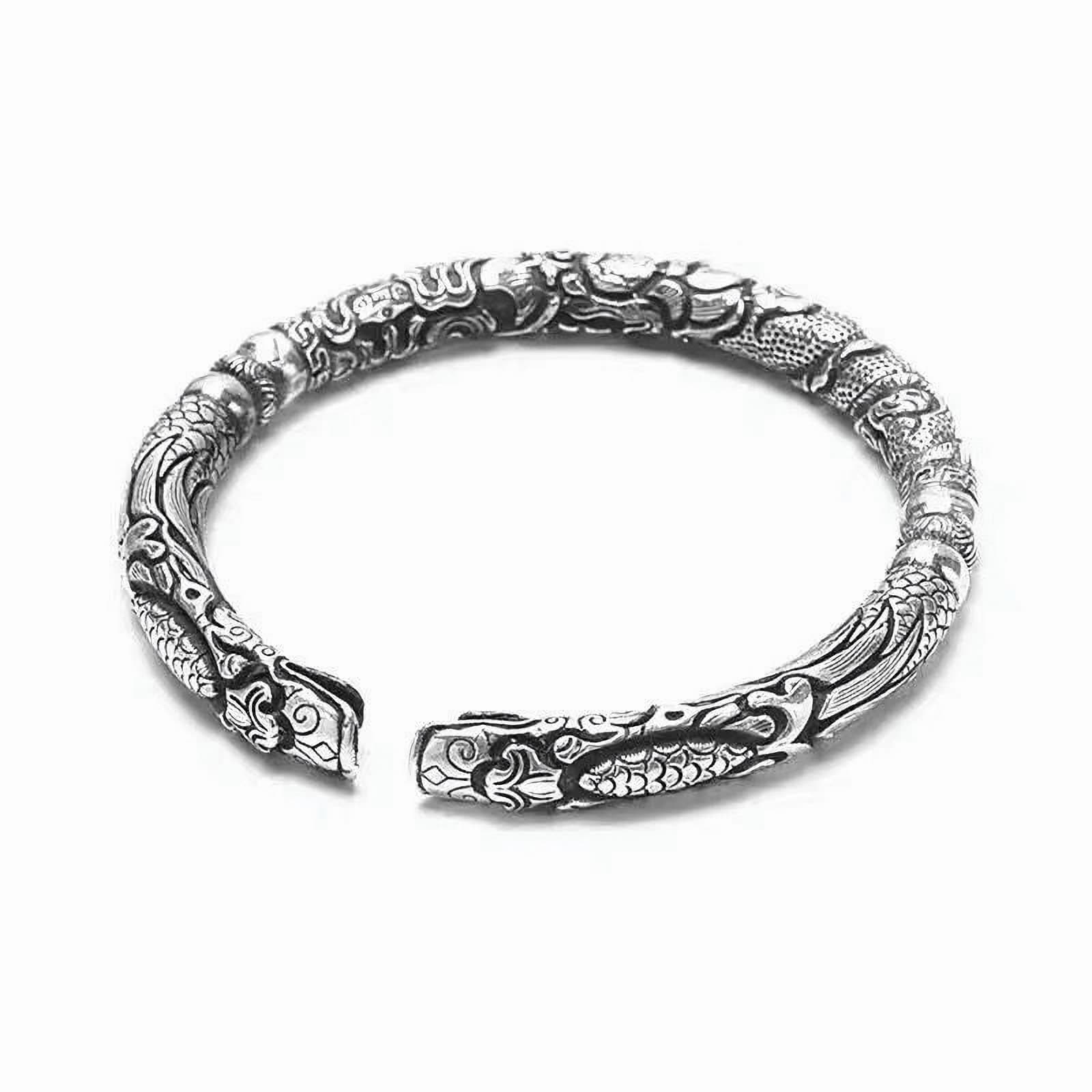 Viking Double Head Dragon Bracelet