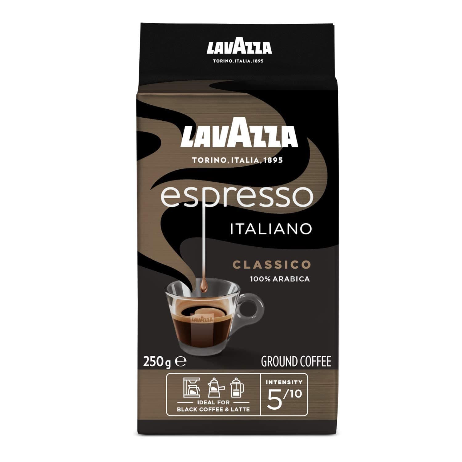 Lavazza Caffe Espresso Coffee, 250g