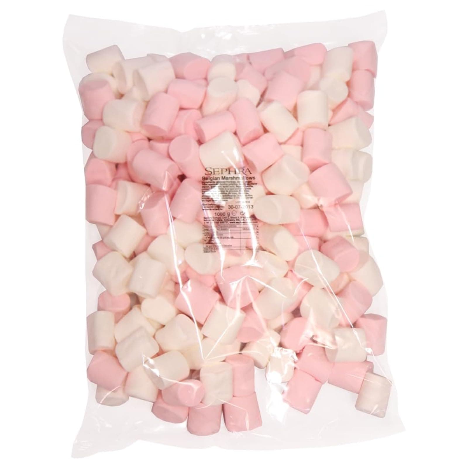 Sephra Halal Marshmallows 1kg - Pink and White Gluten Free Mallows