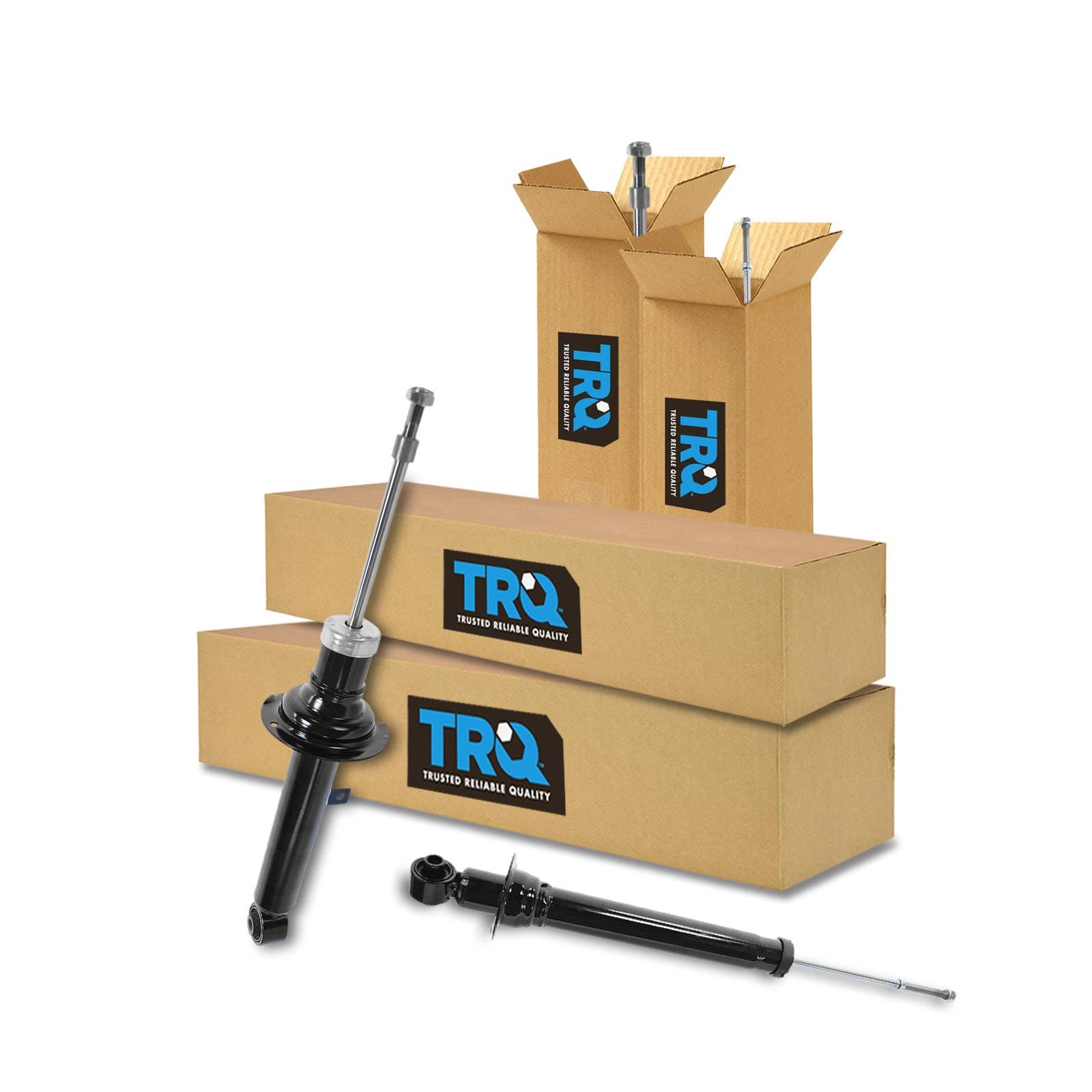 TRQ Front and Rear Shock Absorber Set Compatible with 2001-2005 Lexus IS300