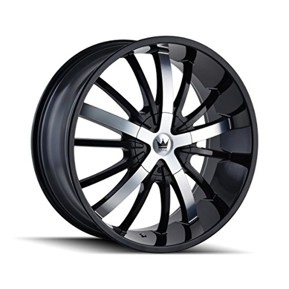 ESSENCE 20x8.5, Bolt Pattern: 5x115/120, Offset: 18, BLACK/MACHINED, set of 1