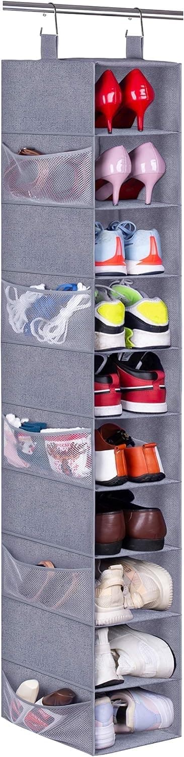 10 Shelf closet organizer