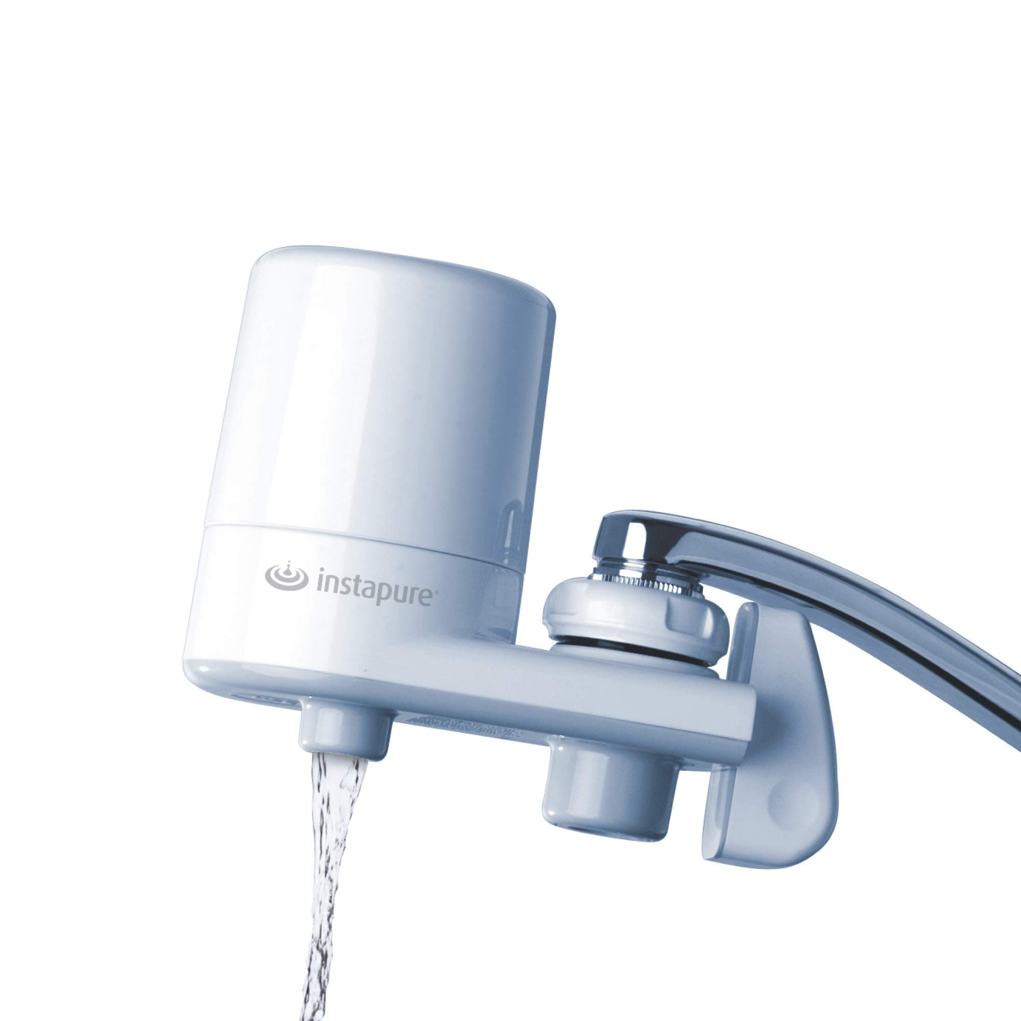 F5 Complete Tap Water Filter System (White with White Cap)