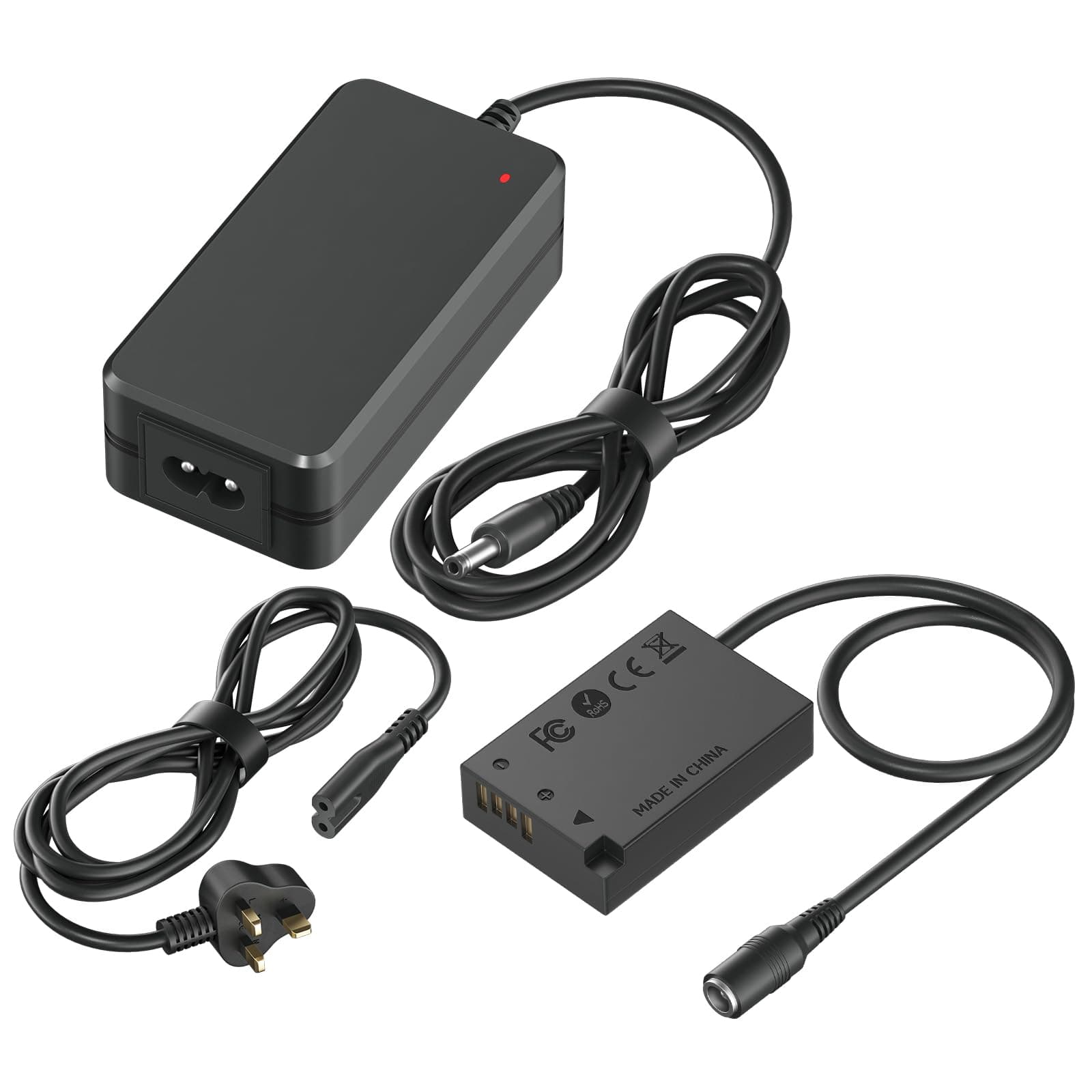– CITYORK DR-E17 Camera Power Supply LP-E17 Dummy Battery UK Plug AC Power Adapter Kit for Canon EOS Rebel SL2 SL3 T6i T6S T7i T8i 200D 200D II 250D 750D 760D 800D 77D 8000D Kiss X8i X9i X10 Cameras