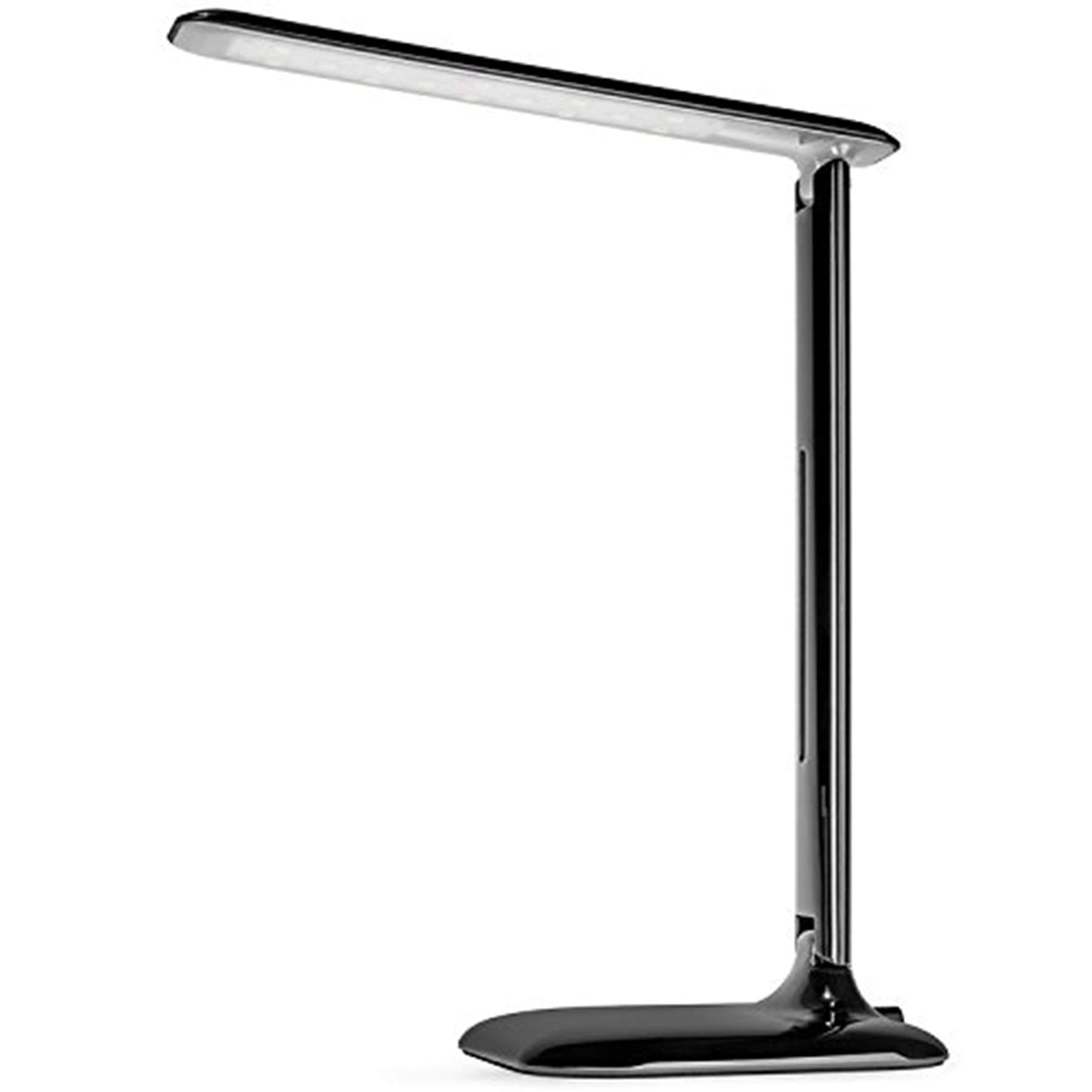 Vont Dimmable LED Desk Lamp - Elegant, Modern and Adjustable - 3 Colors - 5 Brightness Levels - Reading, Studying & Relaxation Modes -Environmentally Friendly - Black