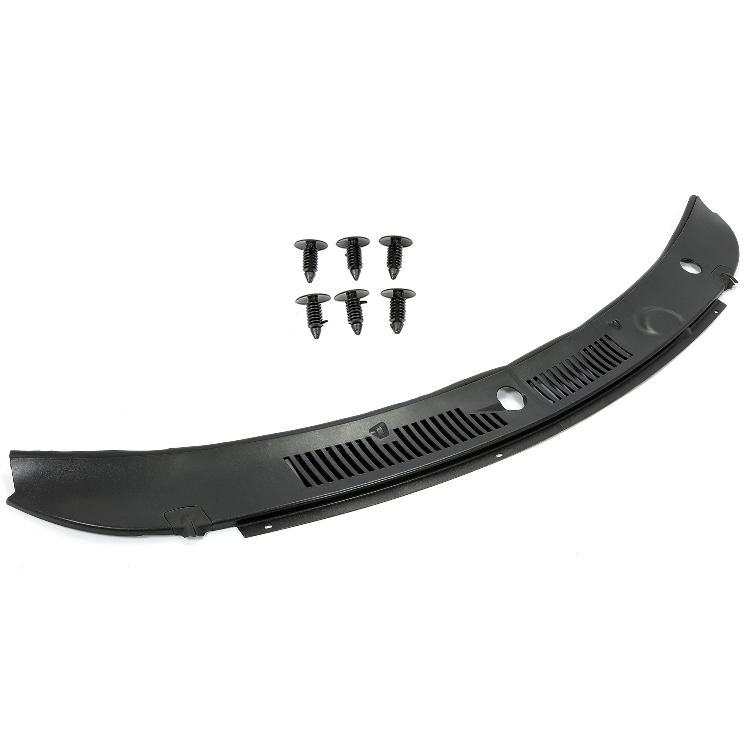 KUAFU 2Pcs Windshield Wiper Cowl Vent Grille Panel Hood Compatible with 1999-2004 Ford Mustang Direct Aftermarket Replacement for Part 3R3Z 6302228 AAA&3R3Z6302228AAA