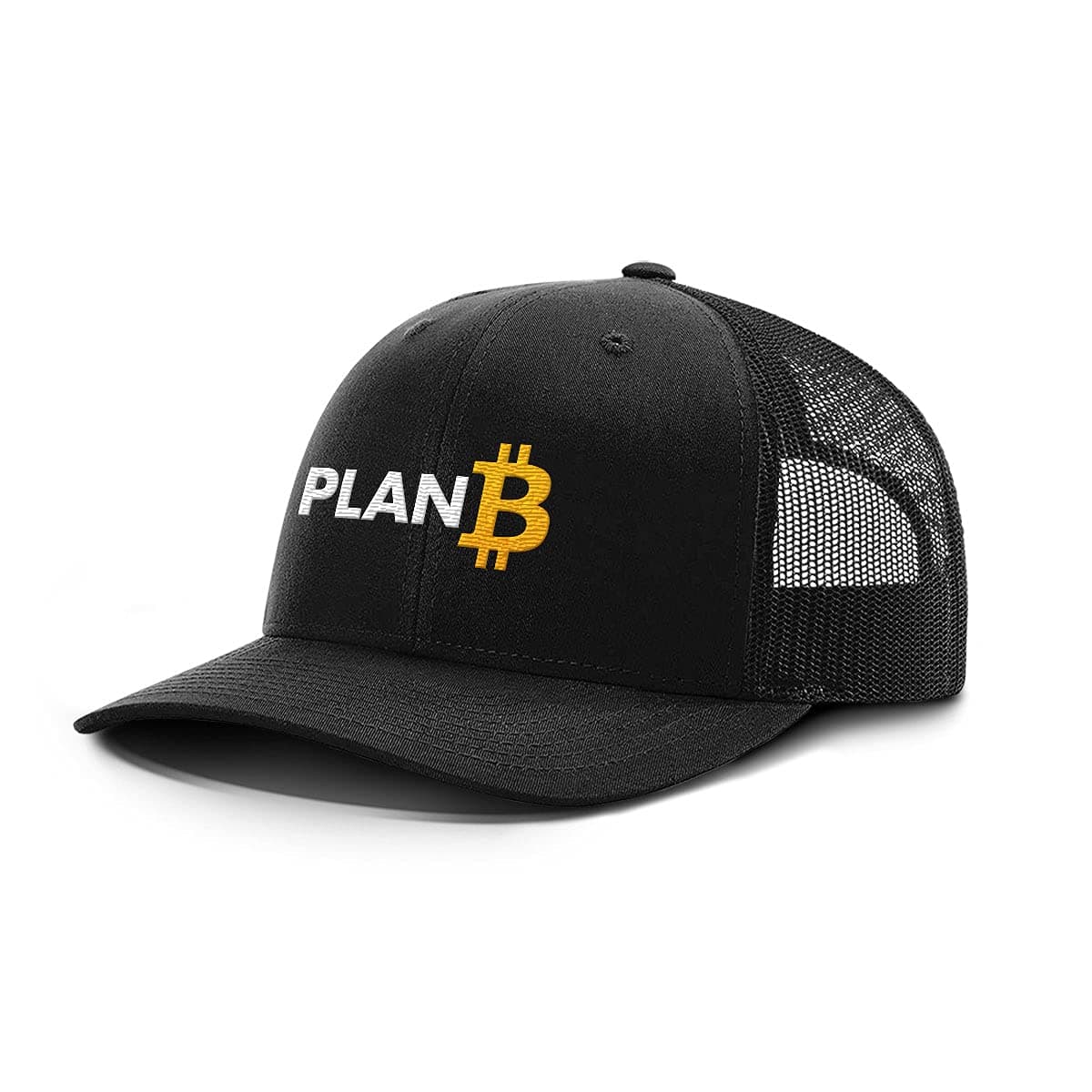 Plan B Bitcoin Back Mesh Hat Casual Wear Baseball Cap Men Breathable Mesh Back Adjustable Snapback Strap