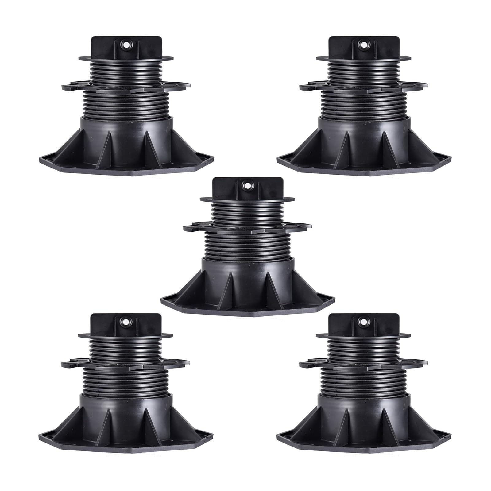 FlexiLevel Adjustable Joist Support For Decking & Flooring Balancing Supports For Stone Installation Weight Distribute Balancing Support Stand Stable Stone Installation Strength Stone Bracket