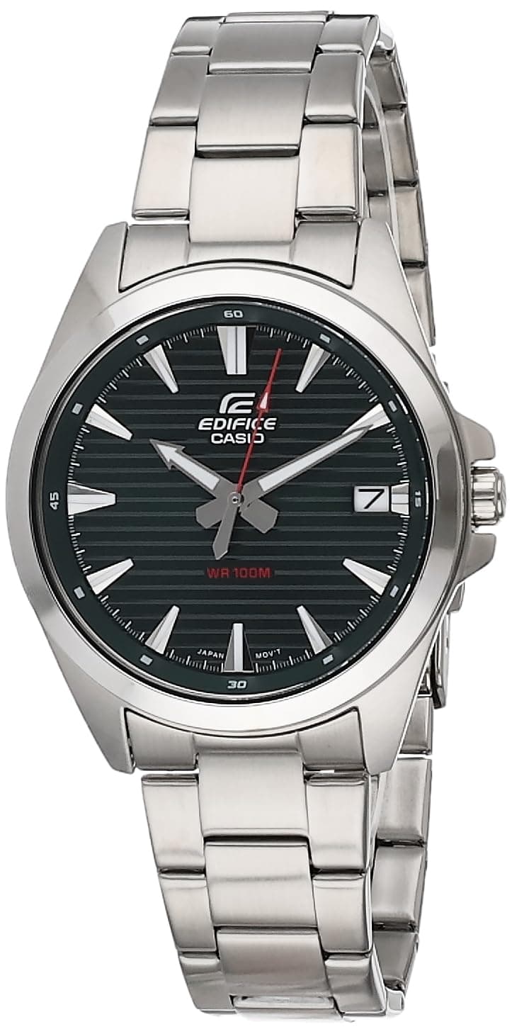 [Casio] CASIO Edifice 3針アナログ。 EFV-140D-3AVUDF シルバー