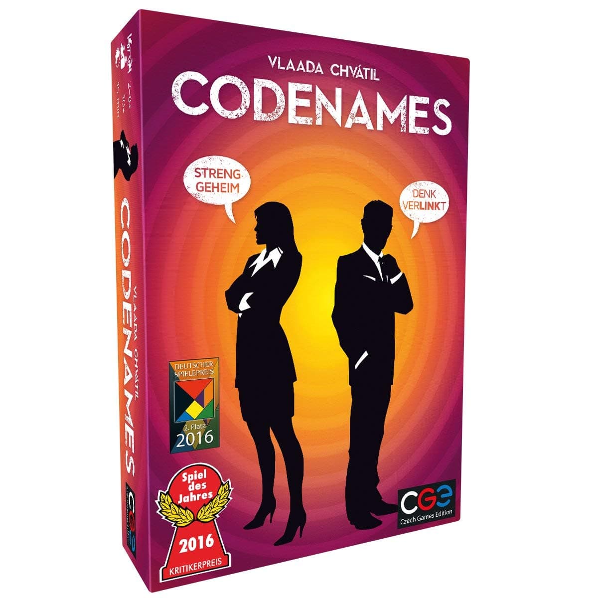 Czech Games - CZ066 - Card Game - Codenames, German version (2-8 Players, 12+)