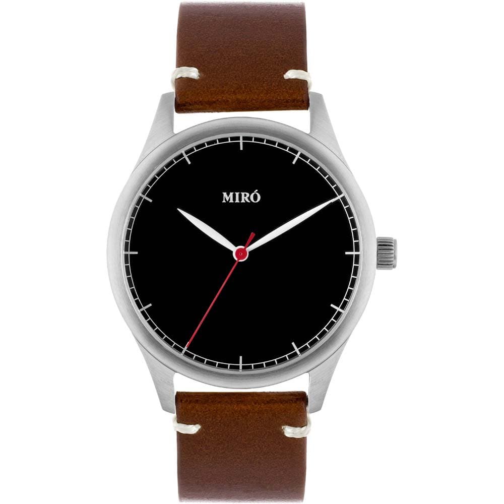 Miró Watch - Black/Chocolate