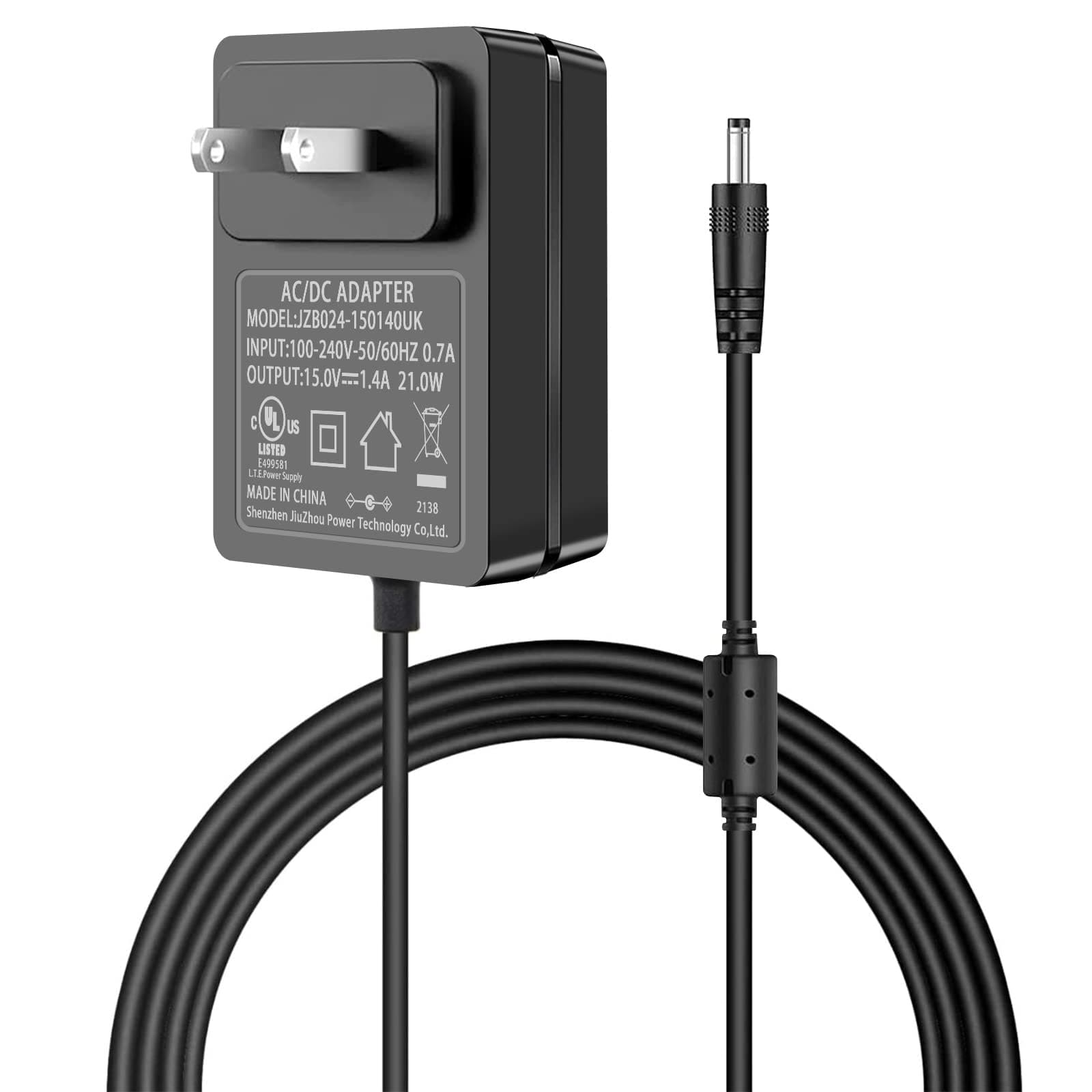 21W Power Adapter for Echo (1st & 2nd Gen), Echo Plus 1st Gen, Echo Show (1st Gen), Echo Look, Echo Link, Fire TV 2nd Gen,Echo Look, Echo Link, 5Ft AC Adapter Power Cord