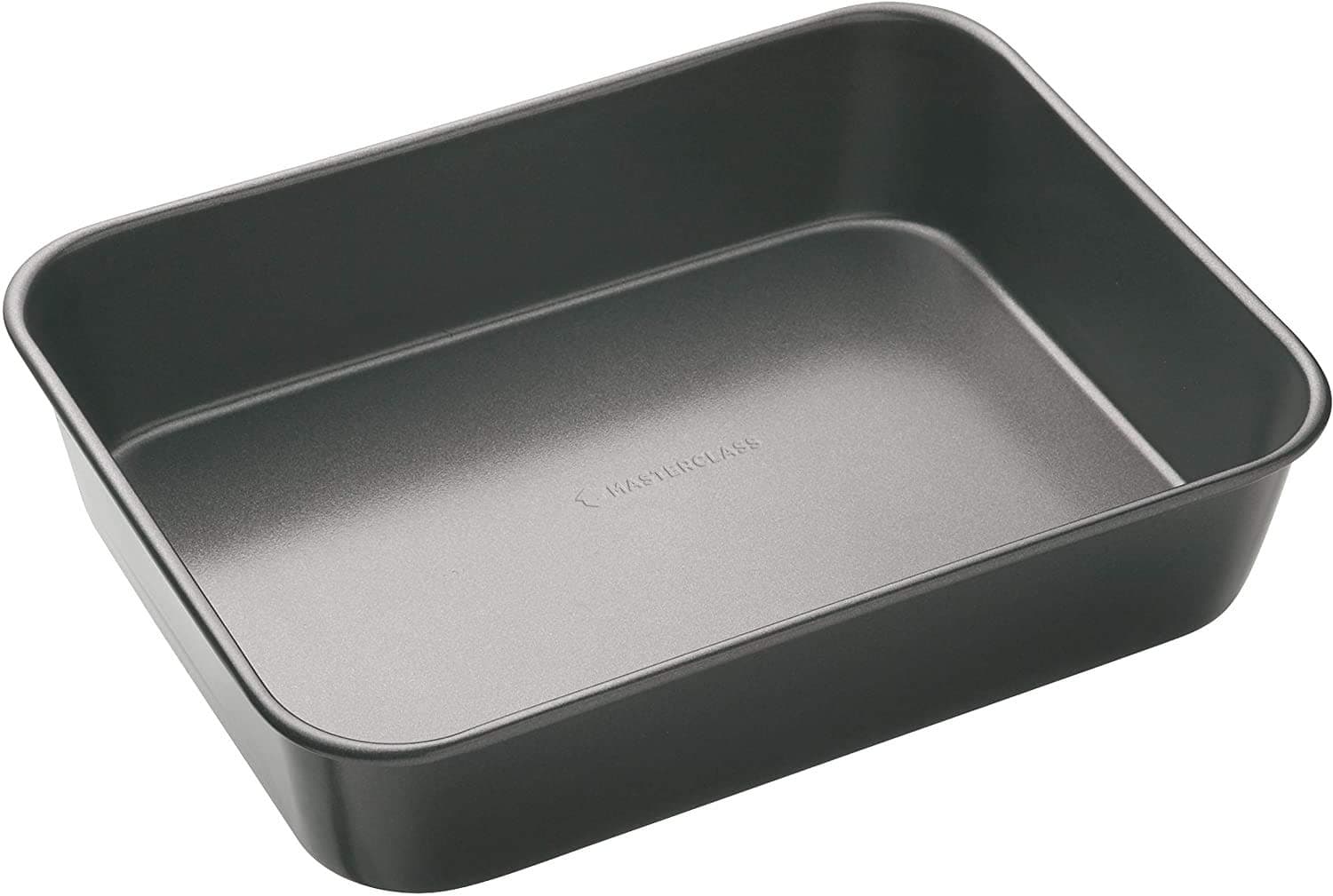 MasterClass Large Roasting Tin,Deep with PTFE, PFOA and BPA Free Non Stick, Grey, 39 x 28 x 7 cm