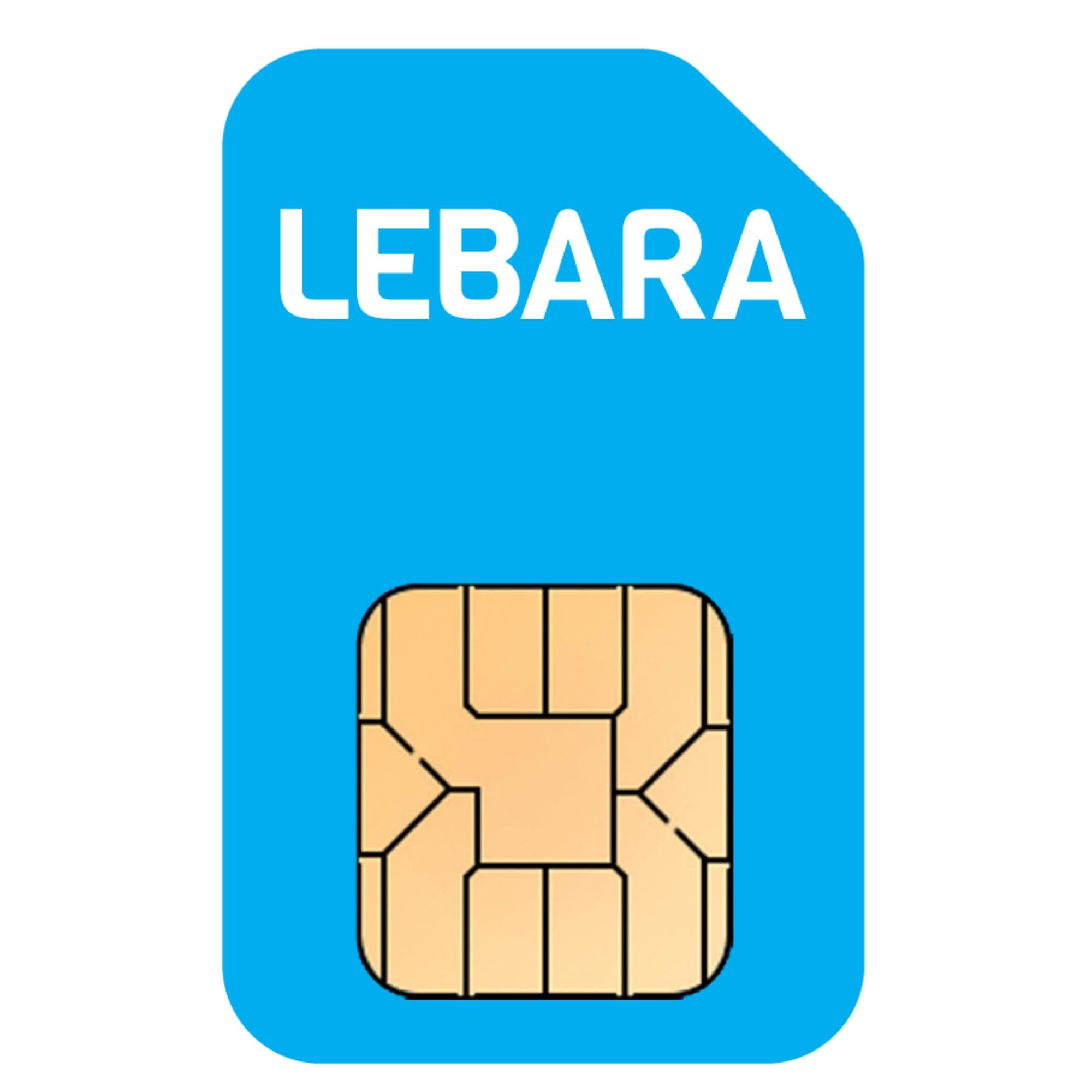 Lebara mobile Pay As You Go Triple Cut Sim Low Cost International Calls, SMS & Data