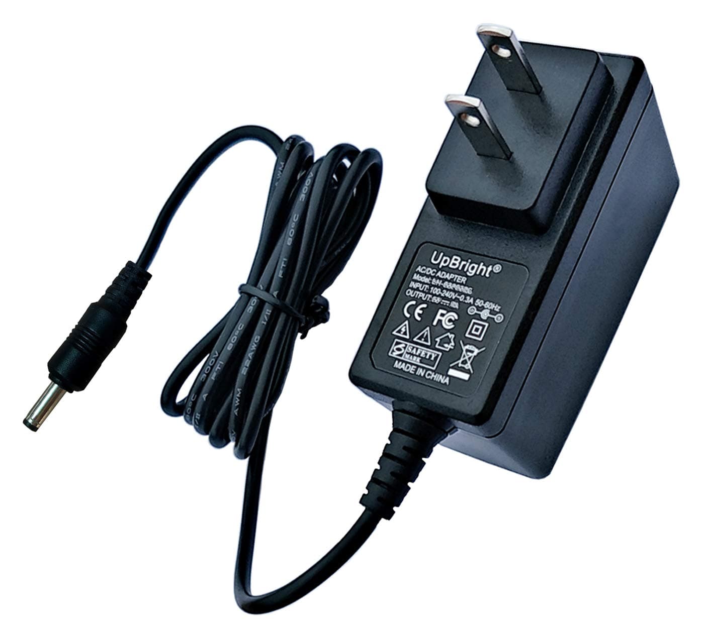 UpBright 12V AC/DC Adapter Compatible with O2-Cool 02-COOL O2Cool 02Cool #1053 05912A Model 1054 FD10003A 10 inch 10" Battery Operated Portable Cooling Fan 12VDC 0.3A 0.5A 1A Power Supply Cord Charger