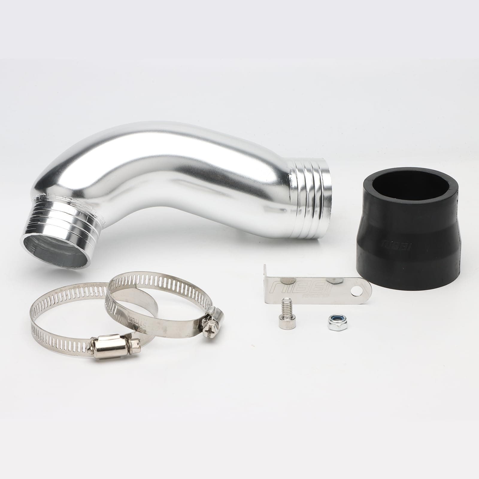 Air Filter Intake Curve Pipe, High Performance Elbow, GY6 Engine Manifold, Cold Air Fit for GY6, ATV, UTV (Aluminum)