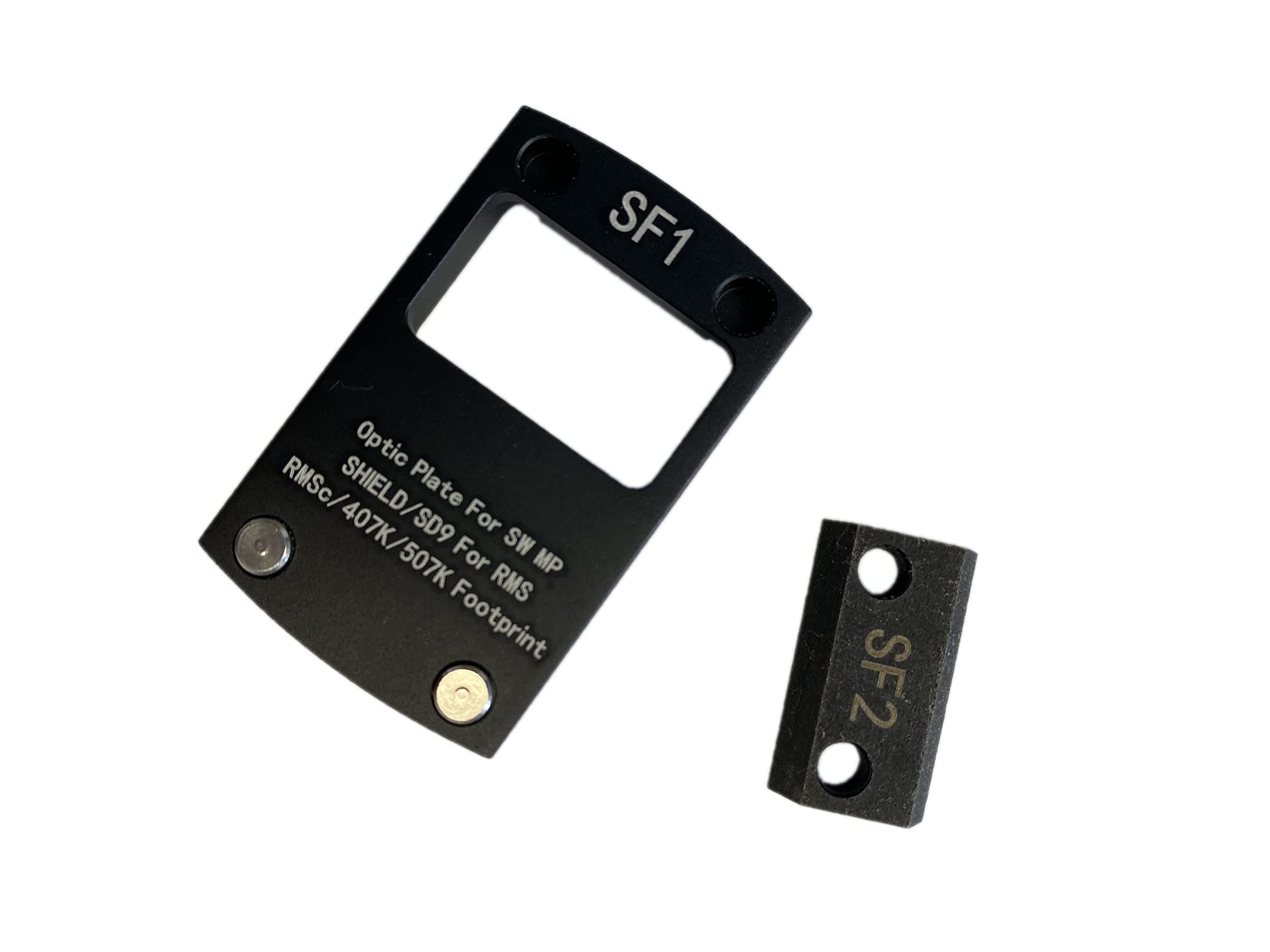 ADE Optic Mounting Plate for Smith & Wesson M&P, 2.0, Shield(Non-EZ, Non-EZ .380),SD9VE Pistol - Compatible with ADE RD3-018 Spike,RD3-021 NUWA,Swampfox,Holosun HS407K & HS507K/EPS Carry Red Dot Sight