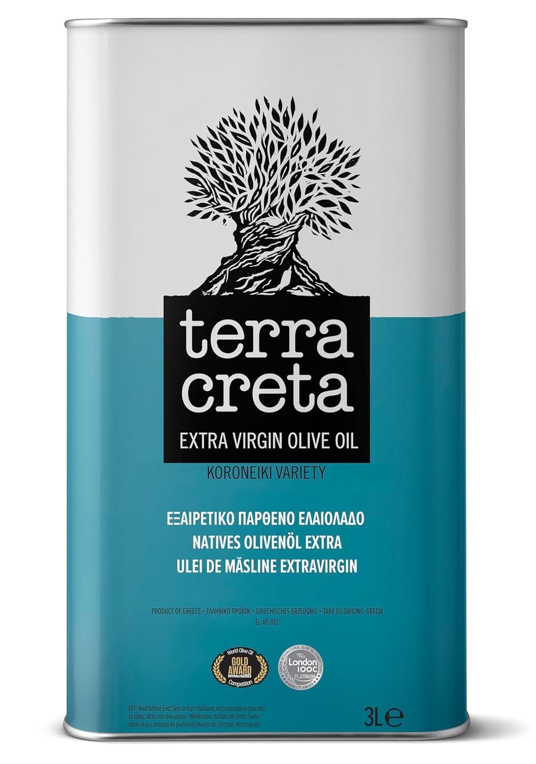 Extra Virgin Olive Oil, 3 Litre