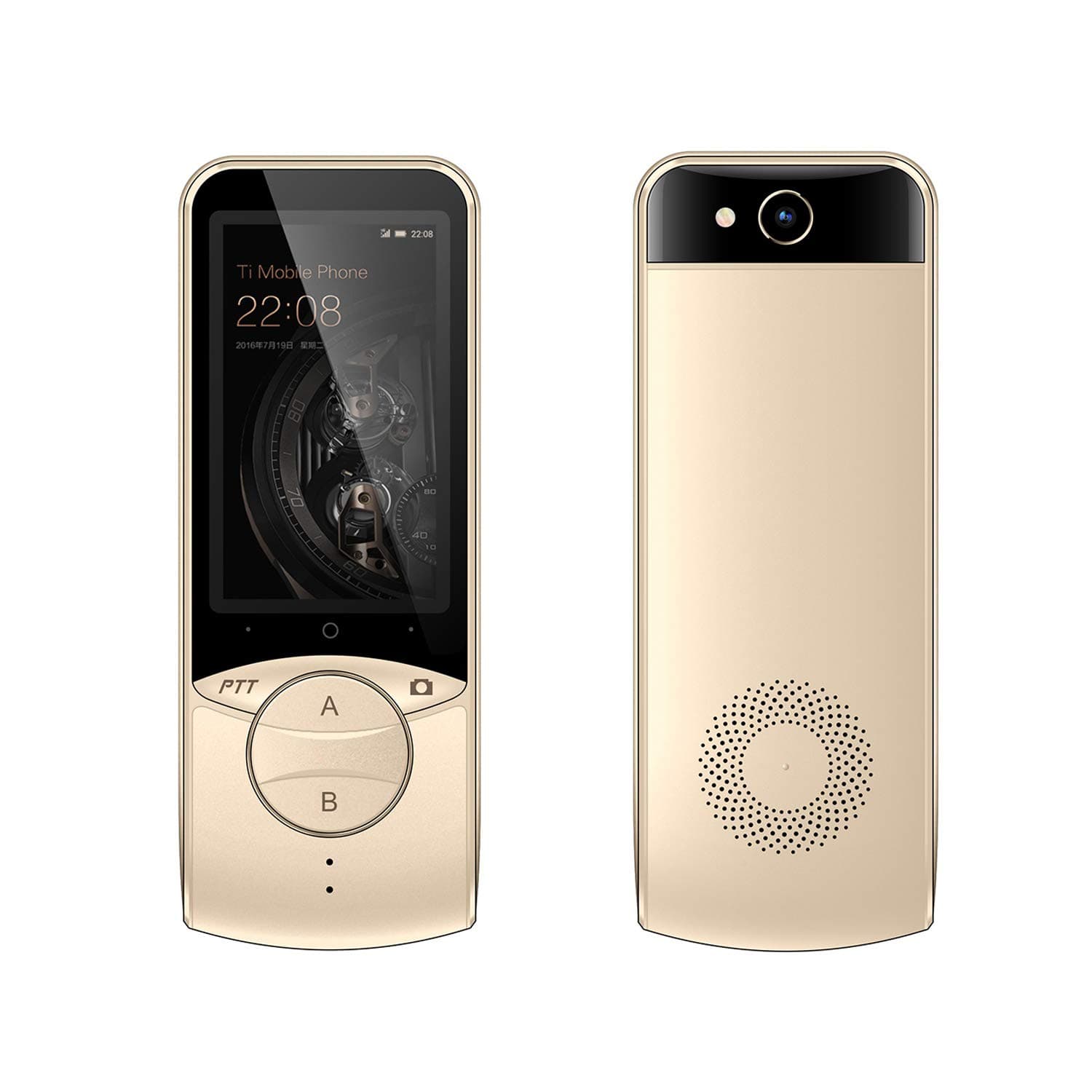 FastDict - Smart Voice Language Translator Device, 75 Languages Real-Time Translation, Image Recognition & Translating, Remote International Conference for Business Travel Learning Shopping (Gold)