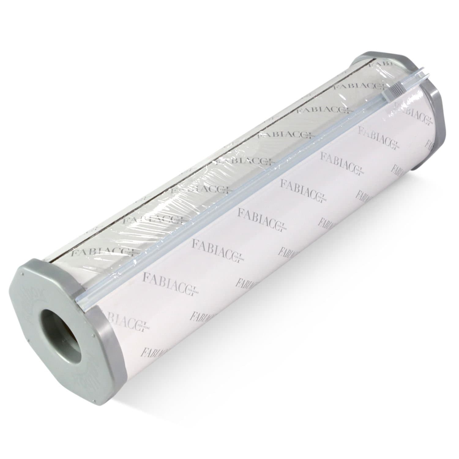 Food Saving Kitchen Wrap System – one year supply, 750 ft premium quality, BPA and BPS free plastic wrap in decorative countertop dispenser – White