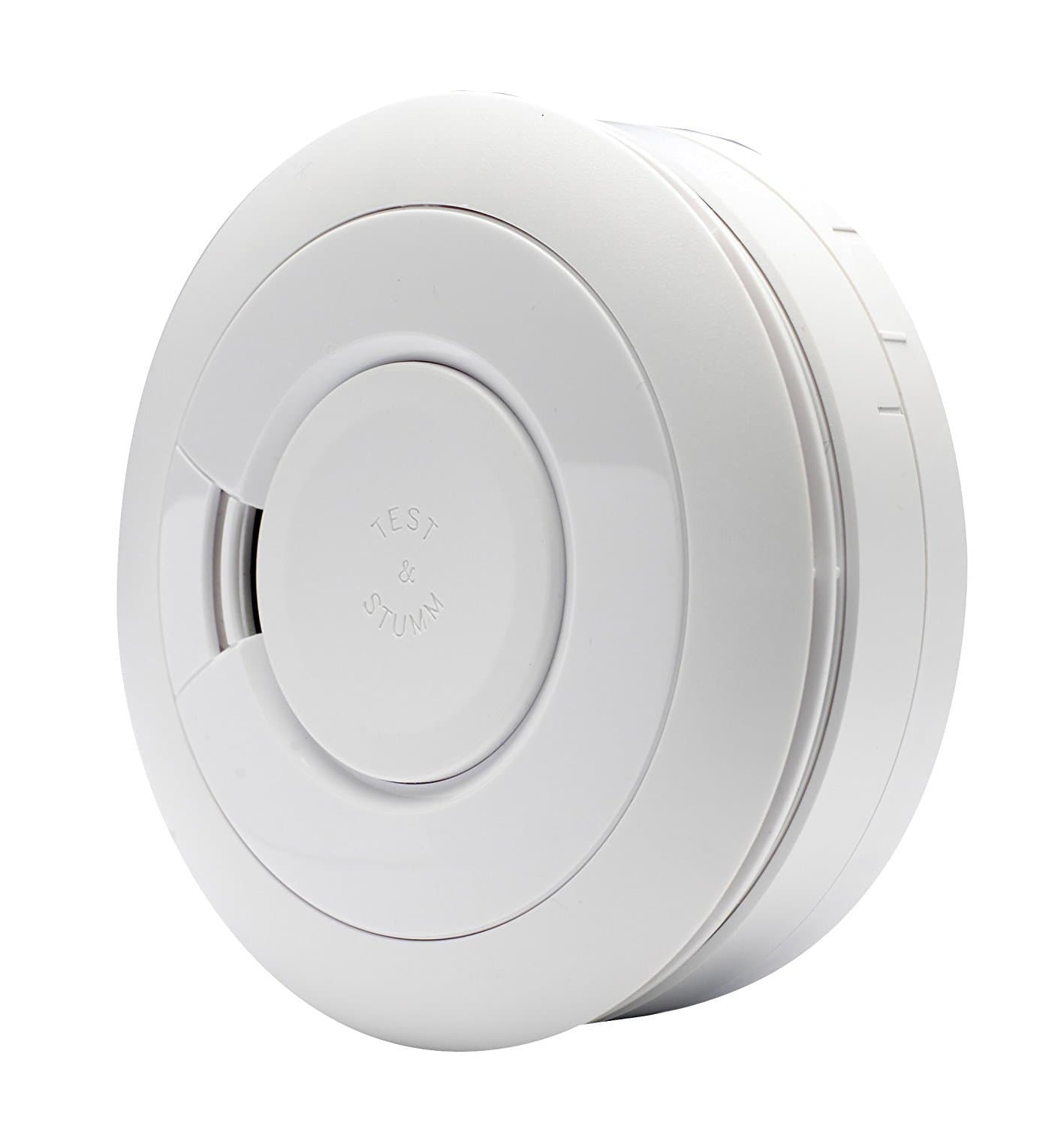 Ei ElectronicsProfessional i-series smoke detector with built-in, non-removable 10 year lithium battery, can be connected wirelessly with wireless module, white Ei650iW