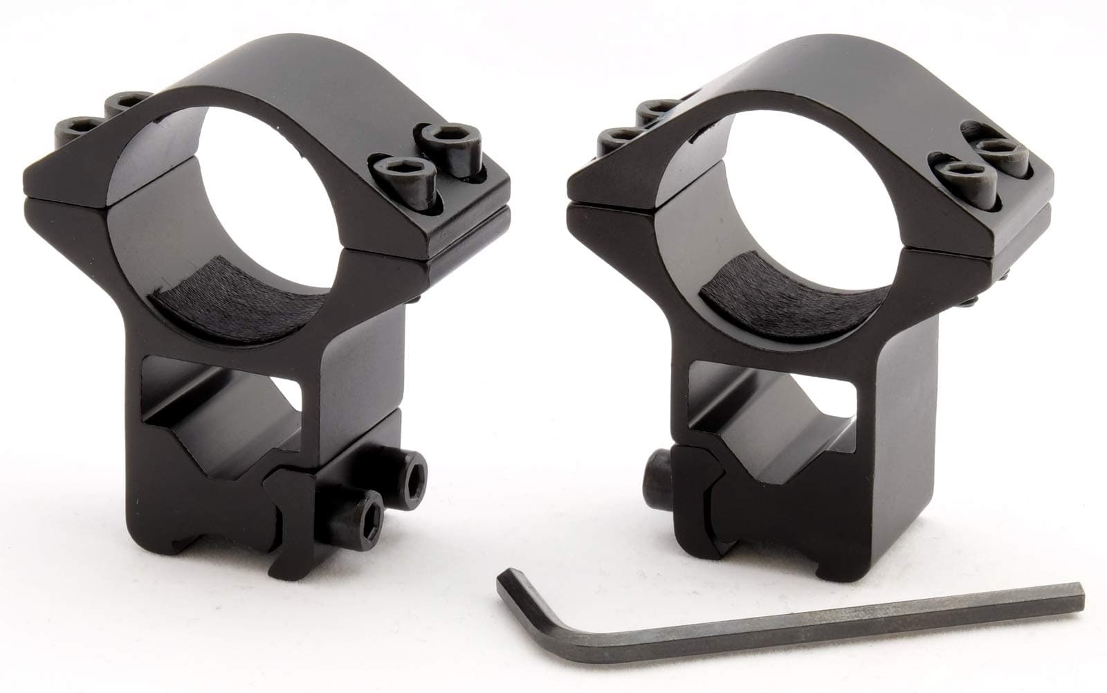 Atom Optics 9.5-11mm Dovetail Rifle Scope Mounts High-Profile Airgun, Rifle Sight Rings