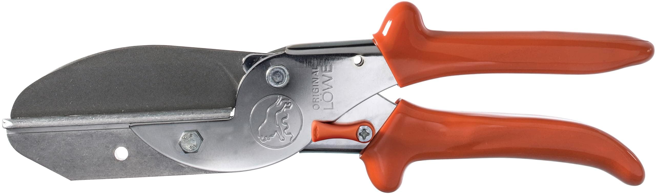 Original LÖWE Universal Scissors 3.305 with Extra Long Cutting Length of 75 mm - Versatile Scissors for Various Flat and Wide Materials Made of Wood, Plastic, Rubber, Leather, PVC