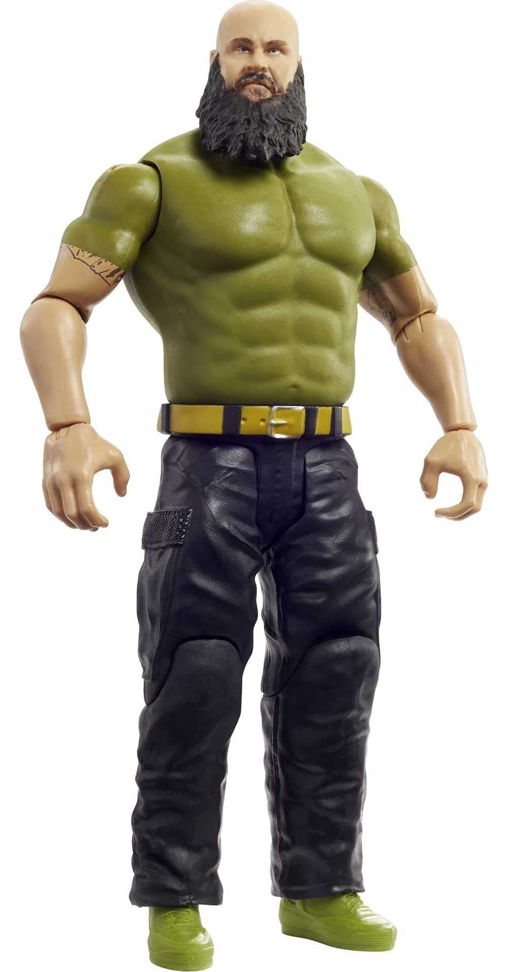 MattelWWE GTG51 Brawn Strowman Basic Action Figures, Posable 6 Inch/15.24 cm Collectible for Ages 6 Years Old & Up, Multicolor