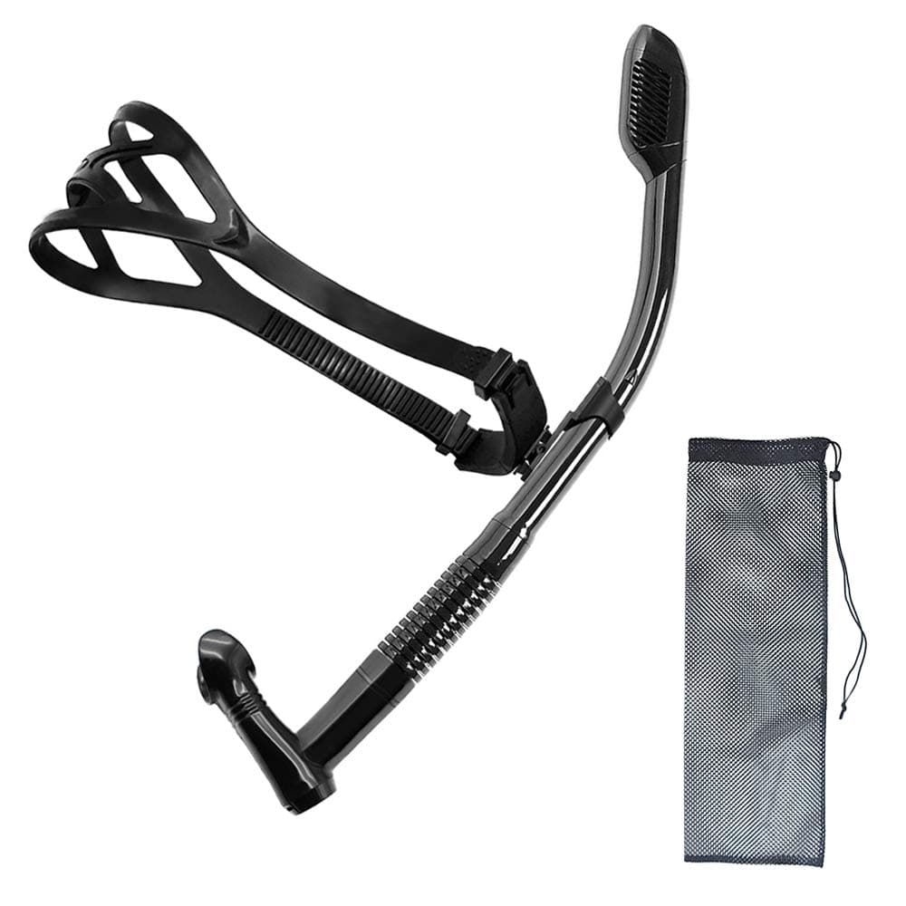 Rotate Function Swim Snorkel for Training Swimming Front Snorkel Lap Swimming Swimmer Training Diving Snorkeling Comfortable Mouthpiece for Pool Open Water