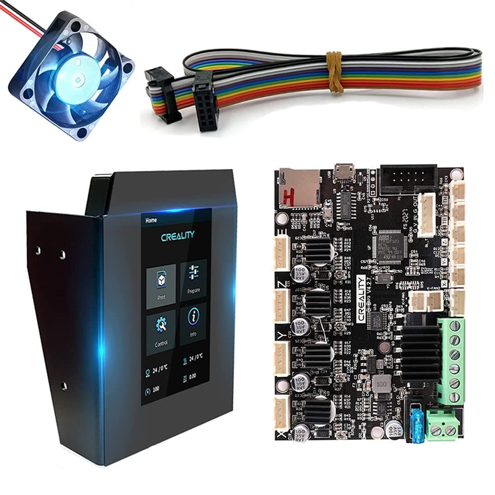 Ender 3/Pro/V2/3 Max/5/5 Pro Touch Screen + 4.2.7 Silent Board + 24v RBG Fan