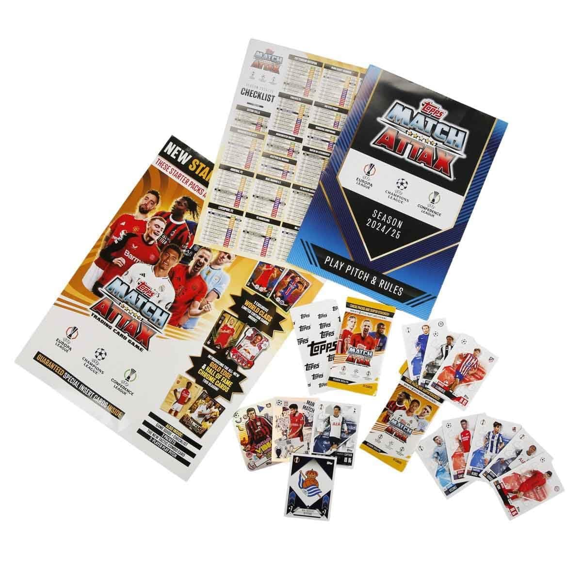 Starter Pack Cards Match Attax UCL 24-25