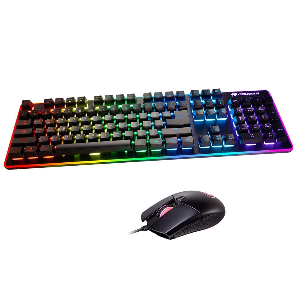 COUGAR Deathfire EX Gaming Keyboard and Mouse Combination - Multicolor Lighting Effects (EKM832BKCA)