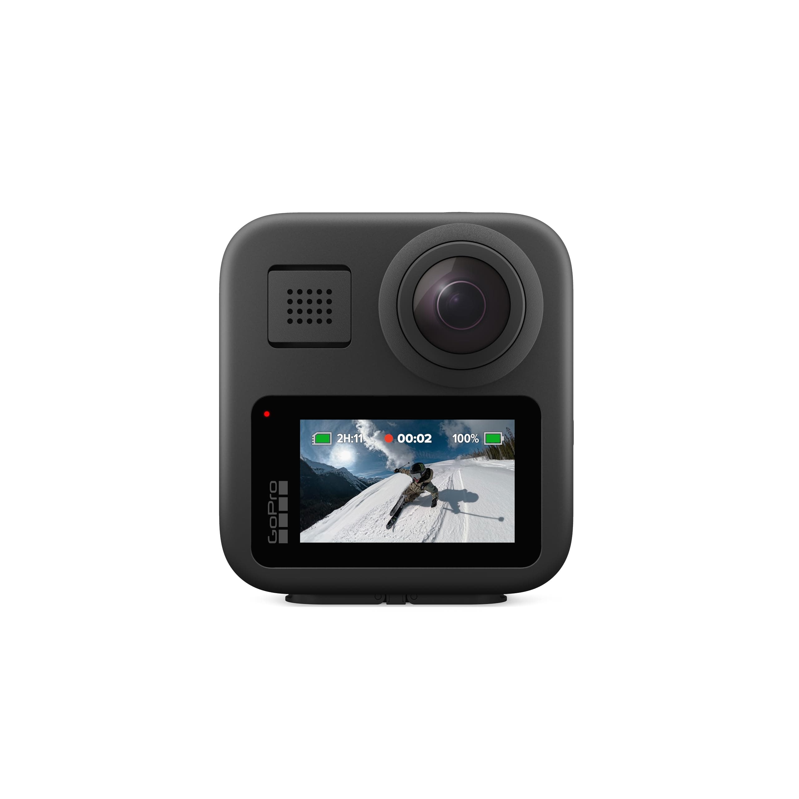 MAX — Waterproof 360 + Traditional Action Camera with Touch Screen Spherical 5.6K30 HD Video 16.6MP 360 Photos 1080p Live Streaming Stabilization