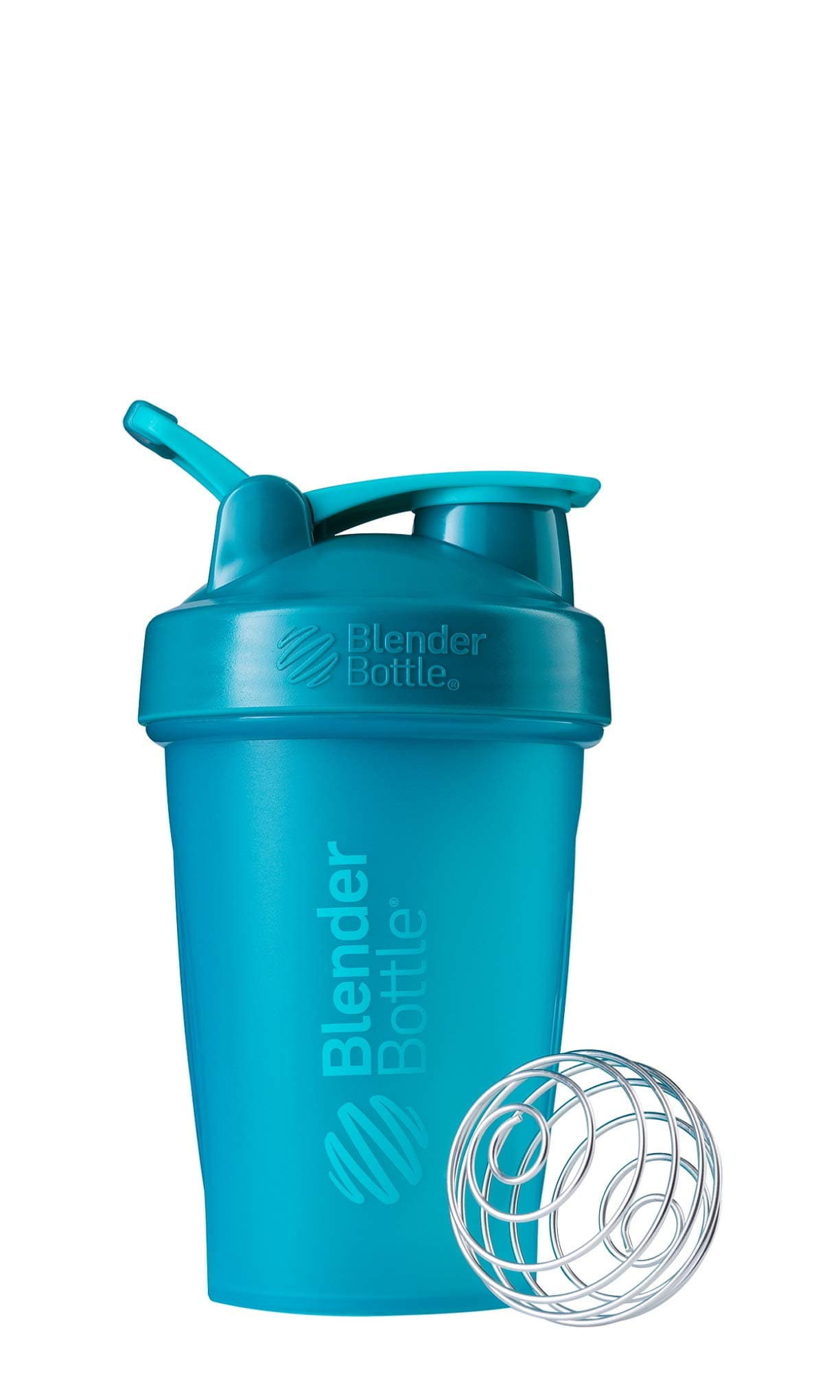 BlenderBottle C01620 Plastic Classic Loop Top Shaker Bottle, 590 ml (Teal)