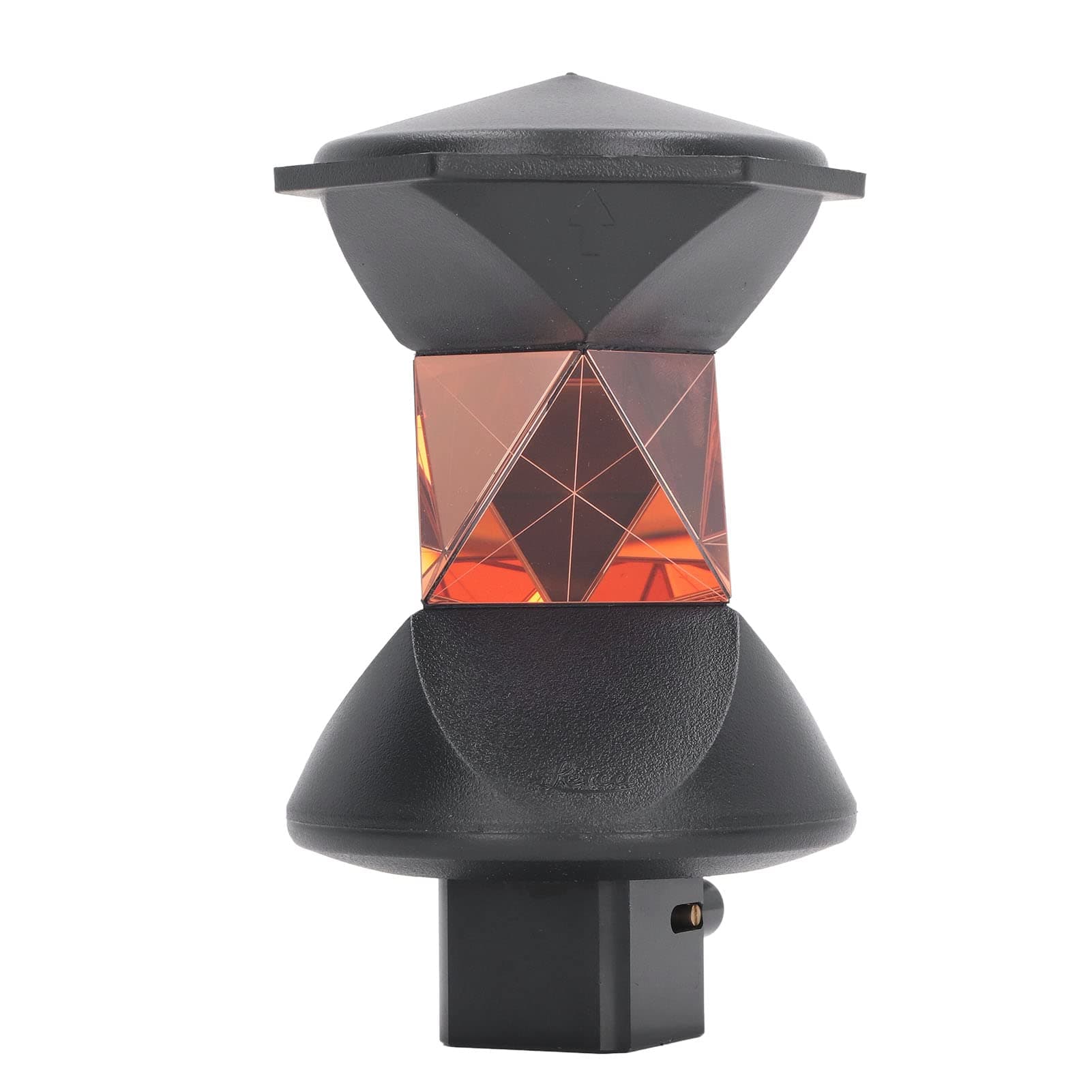 360° Prism, Automatic Tracking Universal Total Station Prism for +23.1mm Standard Constant High Accuracy Film Triangular Prism Reflector for Tunnel, Metro, Mine, Highway